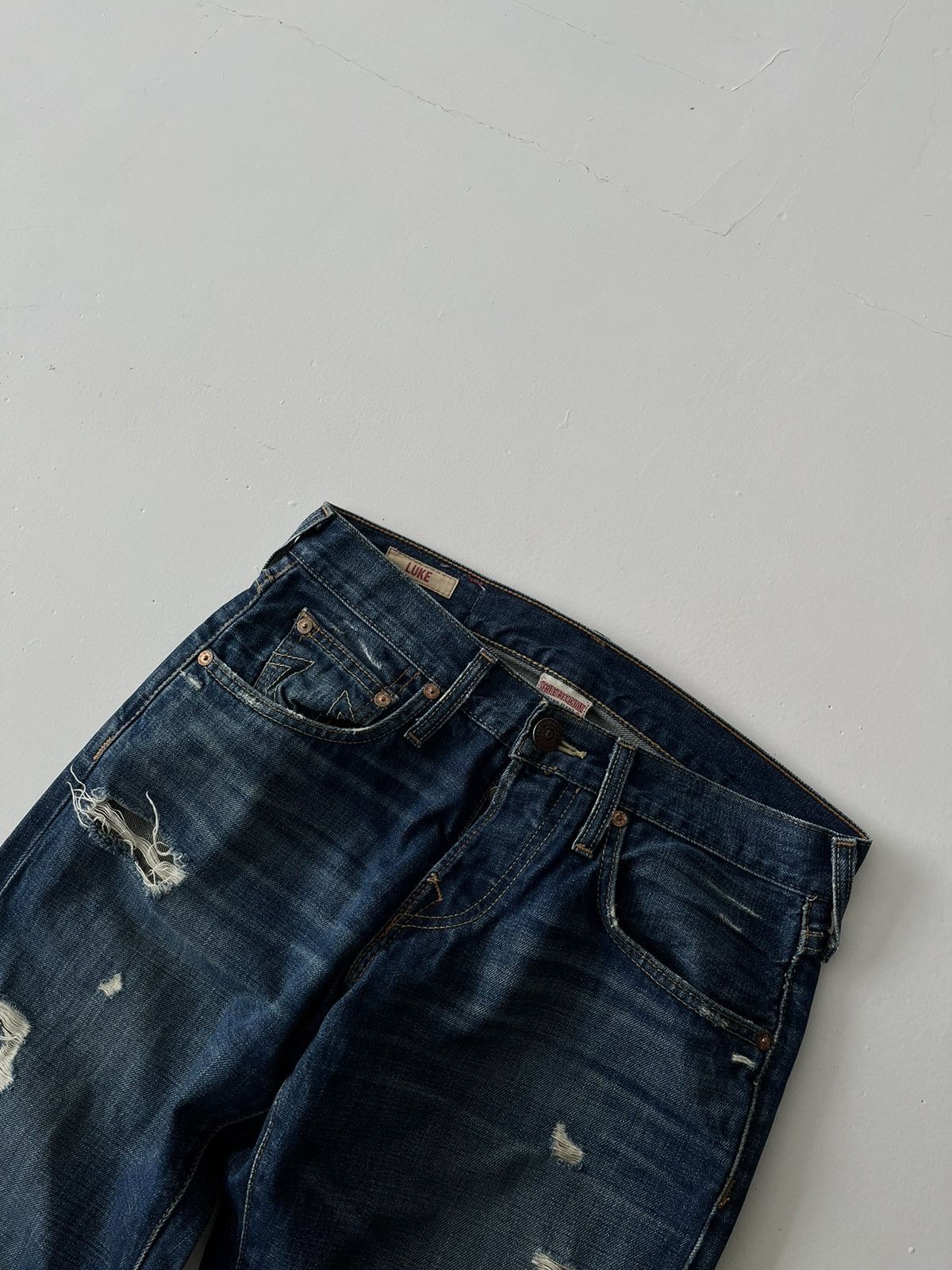 True Religion × Vintage Vintage true religion denim chief keef jeans flare 00s y2k Size US 30 / EU 46 - 3 Thumbnail