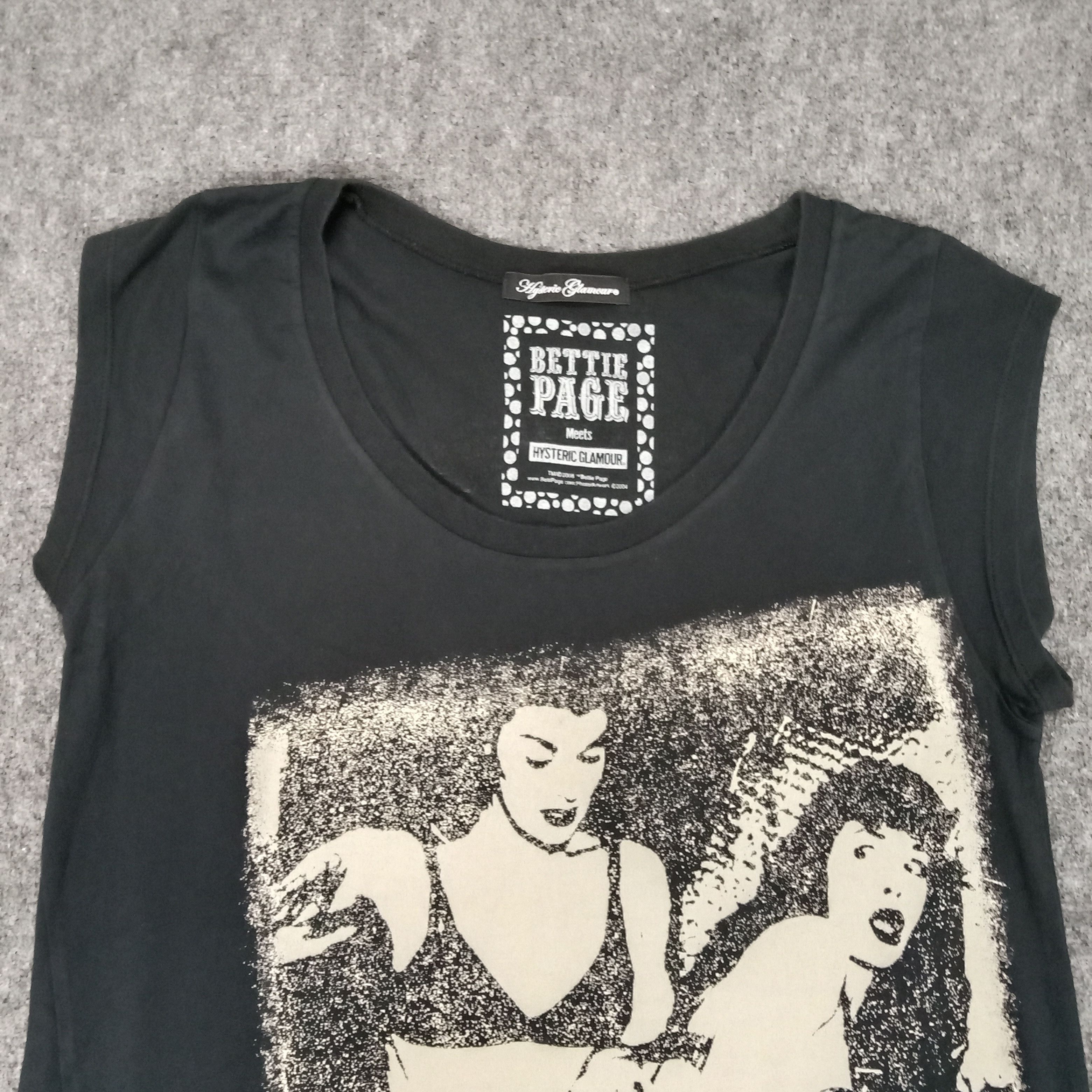 Hysteric Glamour Hysteric Glamour Japanese Brand Punk Style Sleeveless Tshirt Size XS / US 0-2 / IT 36-38 - 3 Thumbnail