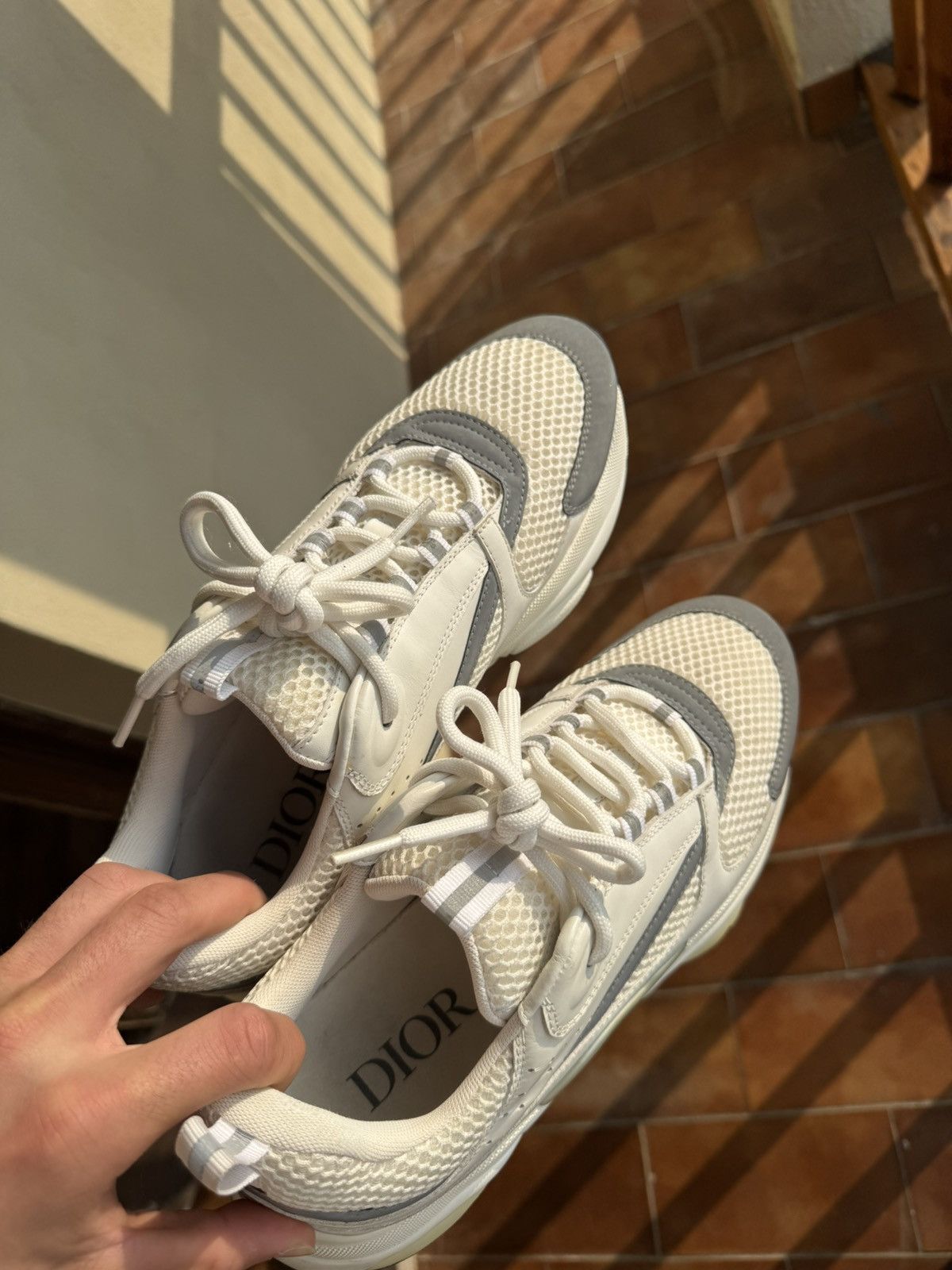 Dior Dior b22 white beige Size US 8.5 / EU 41-42 - 17 Thumbnail