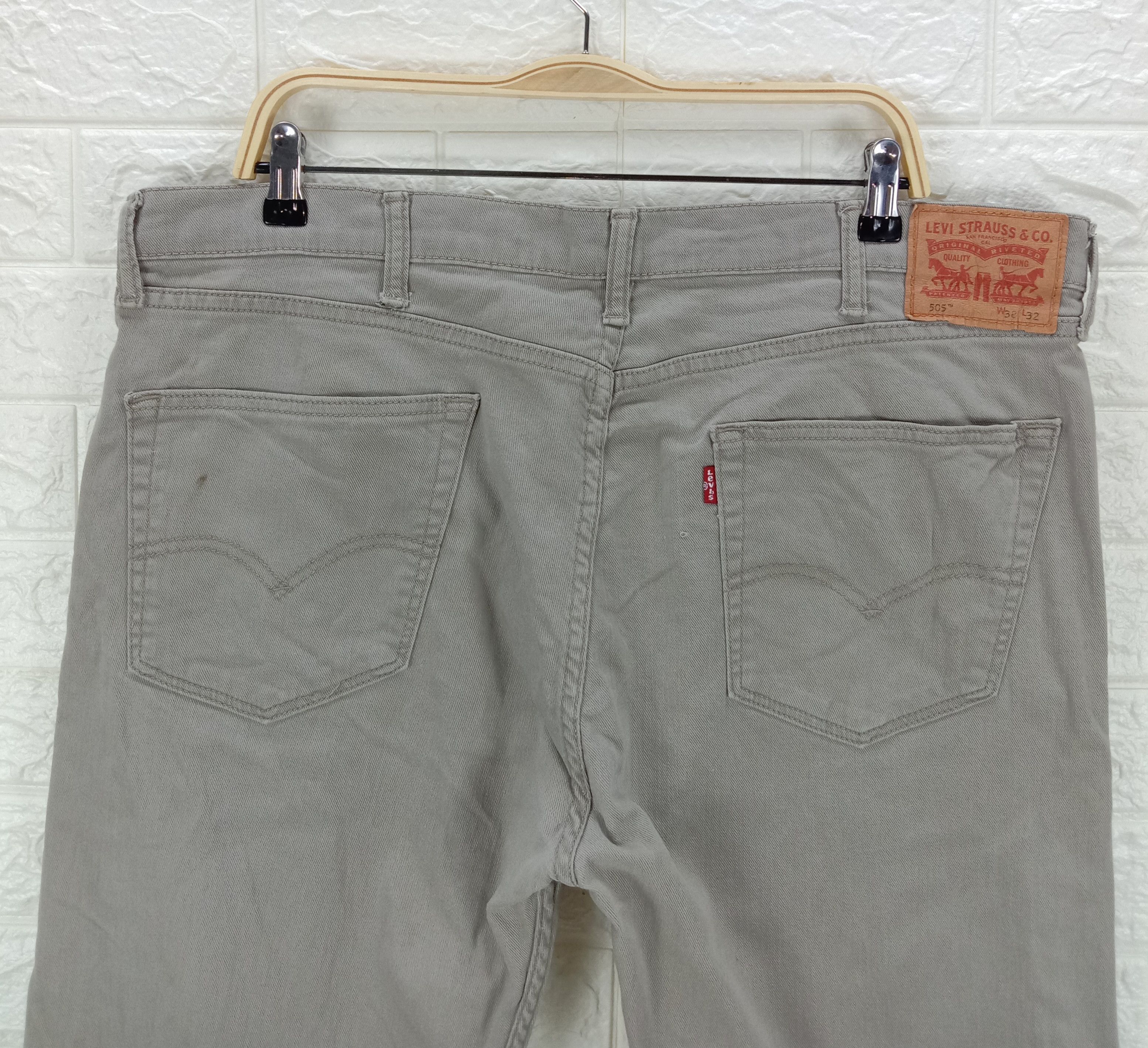Levi's Vintage Levi's 505 Regular Fit Denim Size US 38 / EU 54 - 6 Thumbnail