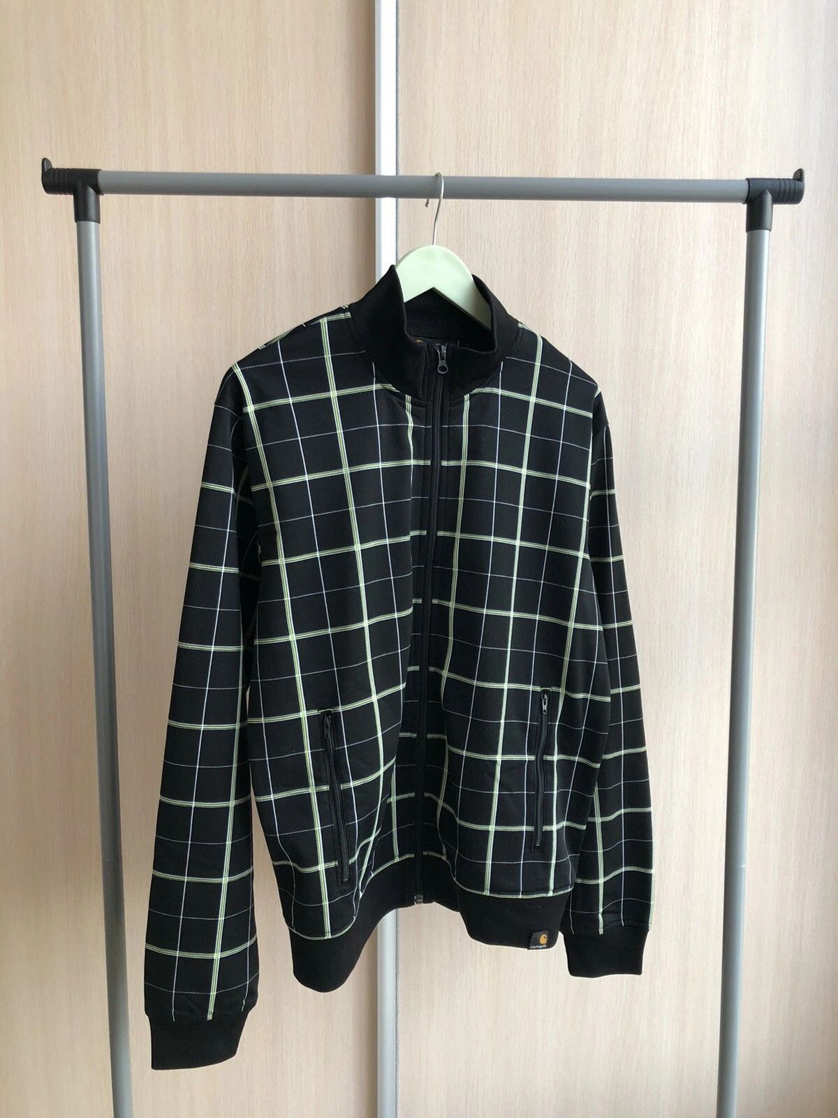 Carhartt Carhartt Grid Jacket Mens Size M Checked Sweatshirt Vintage Size US M / EU 48-50 / 2 - 1 Thumbnail