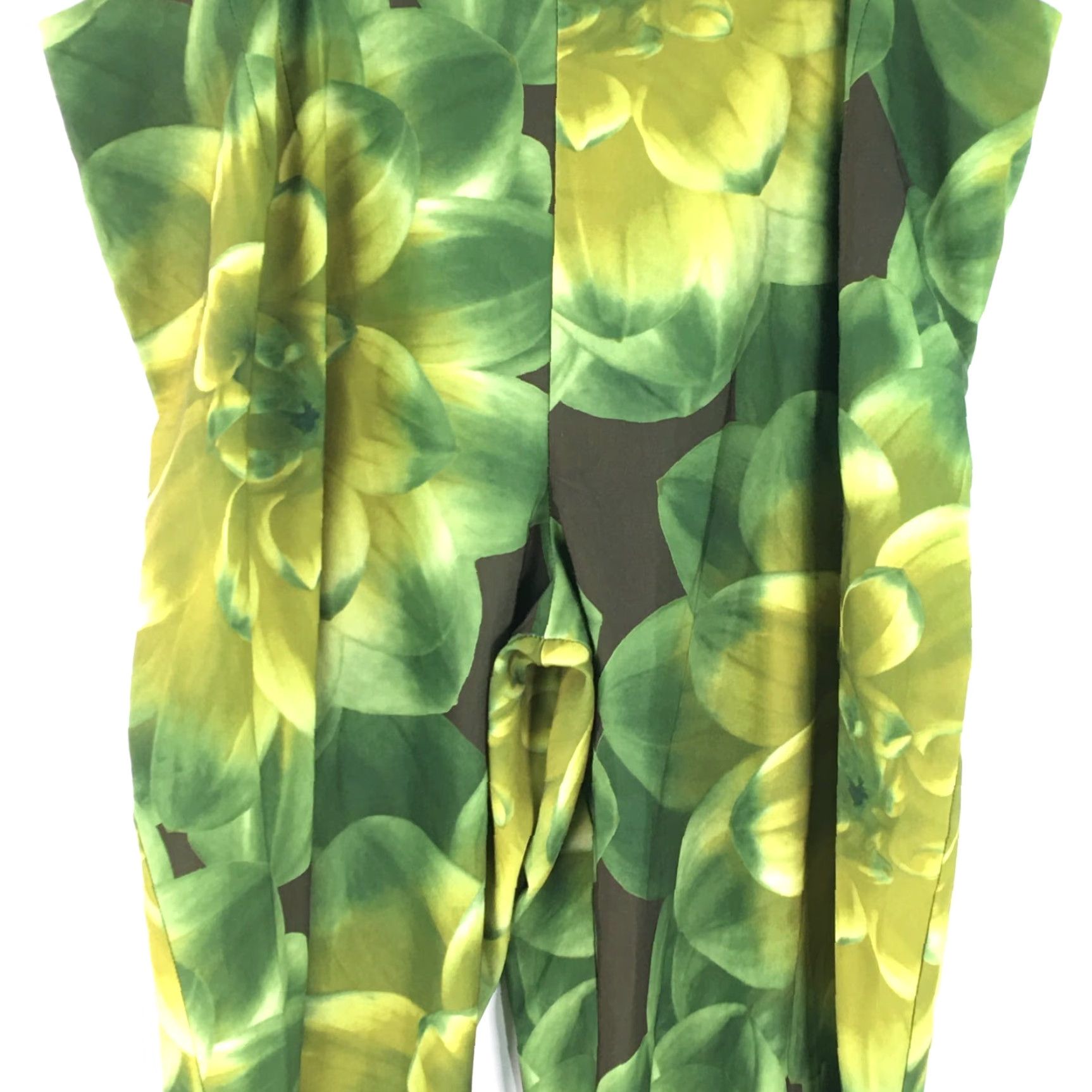 Vintage VINTAGE Ashley Stewart Leggings Size 26 Garden Print Yoga Workout Stretch Womens Size 26" / US 2 / IT 38 - 4 Thumbnail
