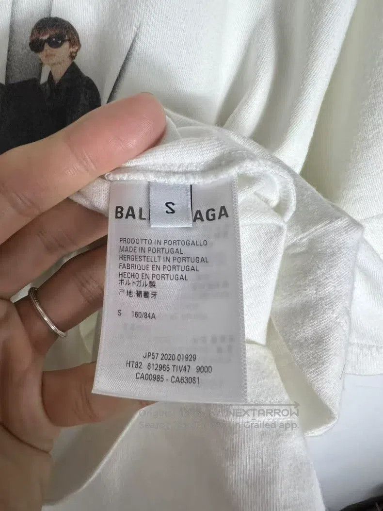 Balenciaga Balenciaga Portrait Short Sleeve Size US S / EU 44-46 / 1 - 4 Thumbnail