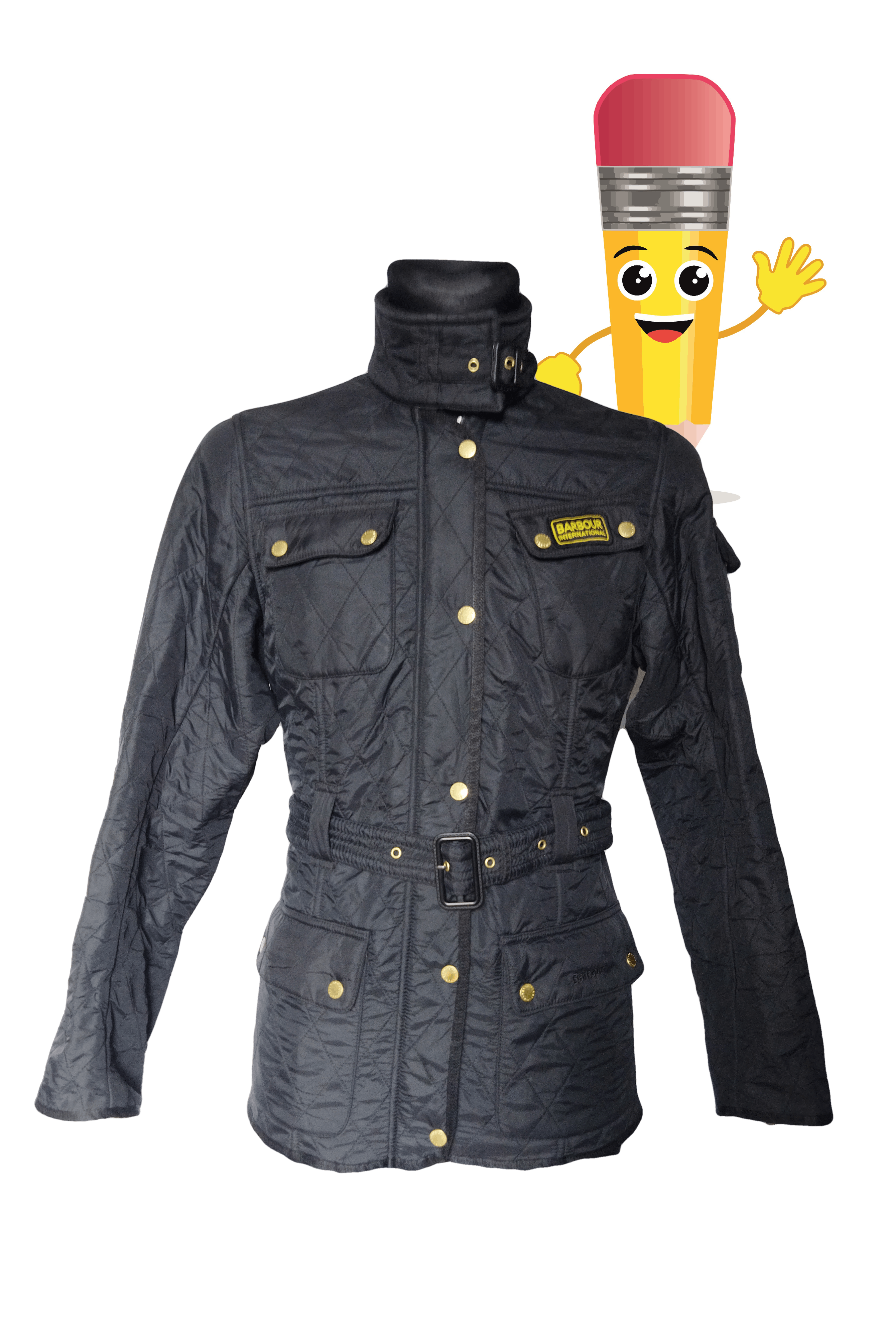 Barbour × Vintage Women’s Quilted Bomber Jacket Barbour International Size 10 Size L / US 10 / IT 46 - 1 Thumbnail