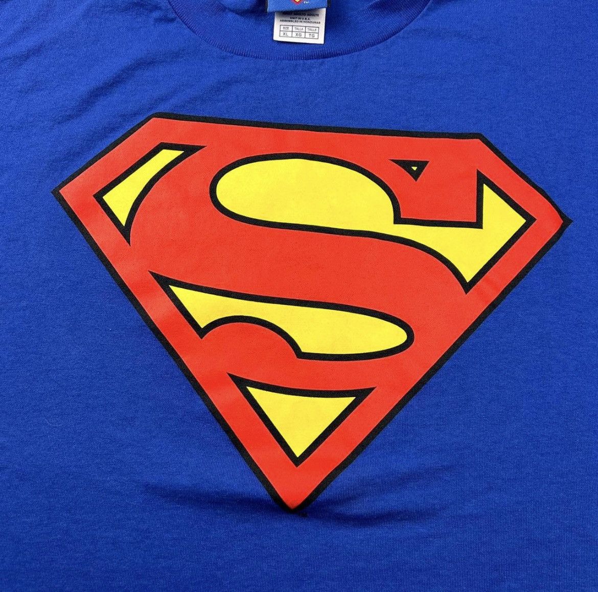 Vintage Vintage Superman T Shirt Blue XL Y2K DC Comics Superhero 00s Size US XL / EU 56 / 4 - 5 Thumbnail