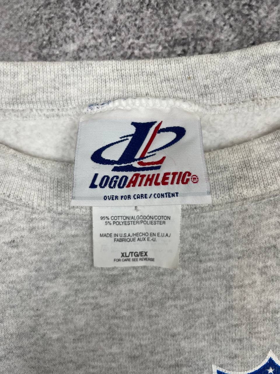 Logo Athletic Logo Athletic Men Cotton Blend Sweatshirt Tampa Bay Grey Size US XL / EU 56 / 4 - 3 Thumbnail