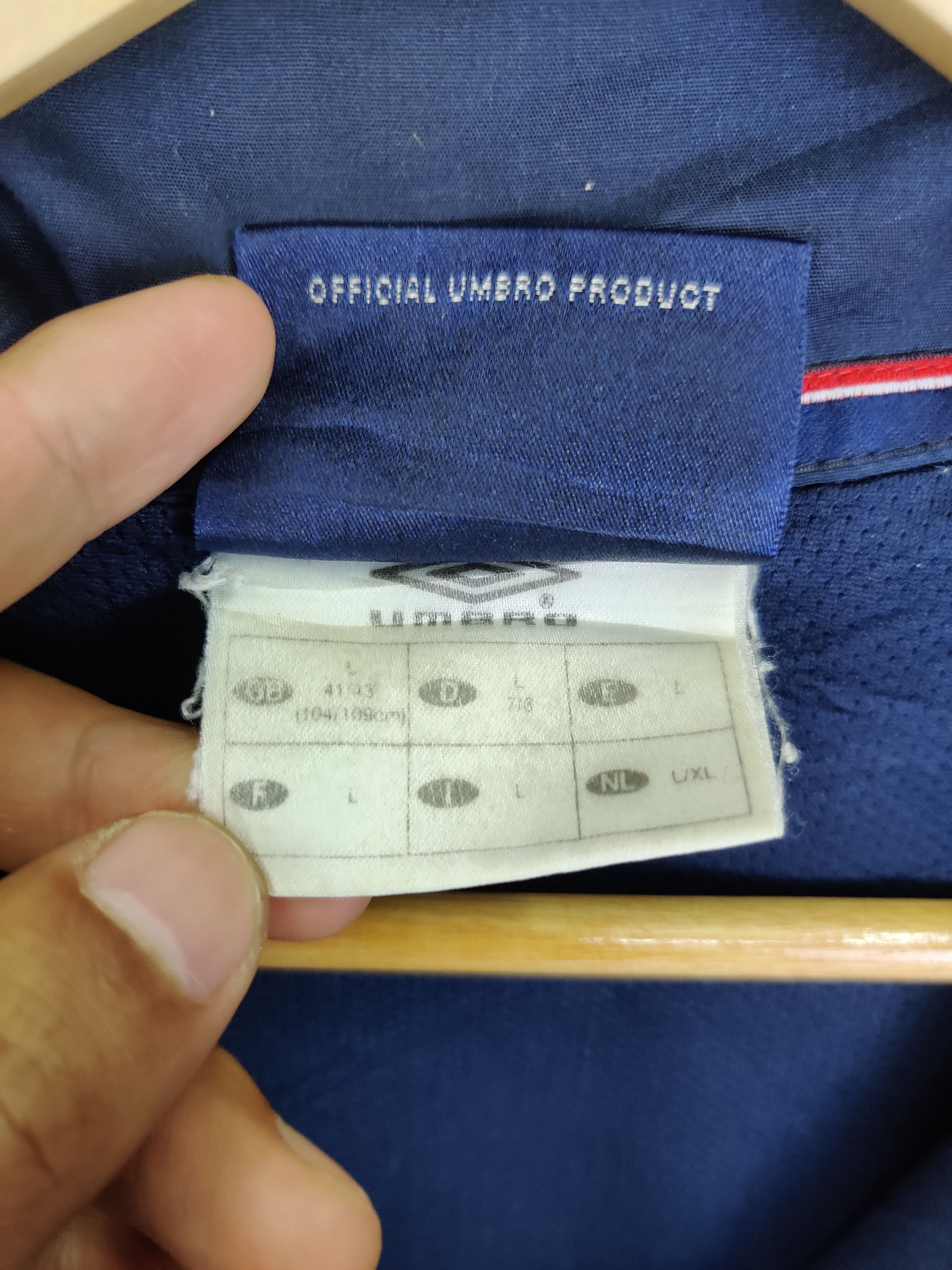 Umbro Vintagen Umbro x England Football Winbreaker Light Jacket Size US L / EU 52-54 / 3 - 12 Thumbnail