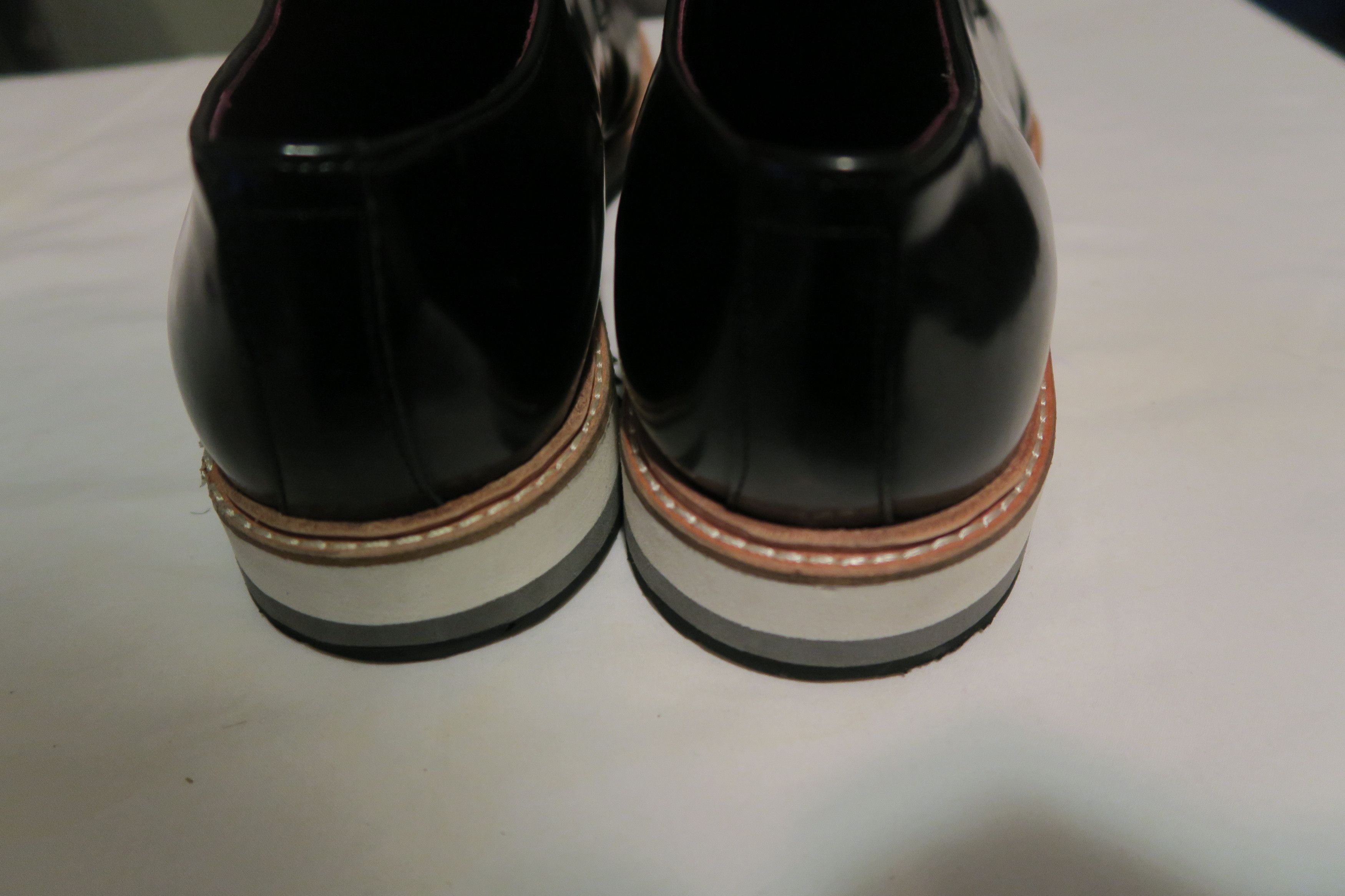 Other Deckard Zeus Oxford Handmade Dress Shoes Patent Platform Size US 13 / EU 46 - 4 Thumbnail