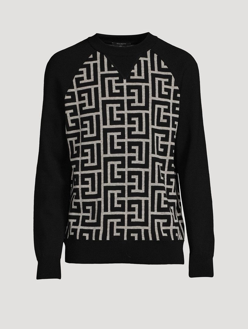 o1y1024 Sweater in White & Black