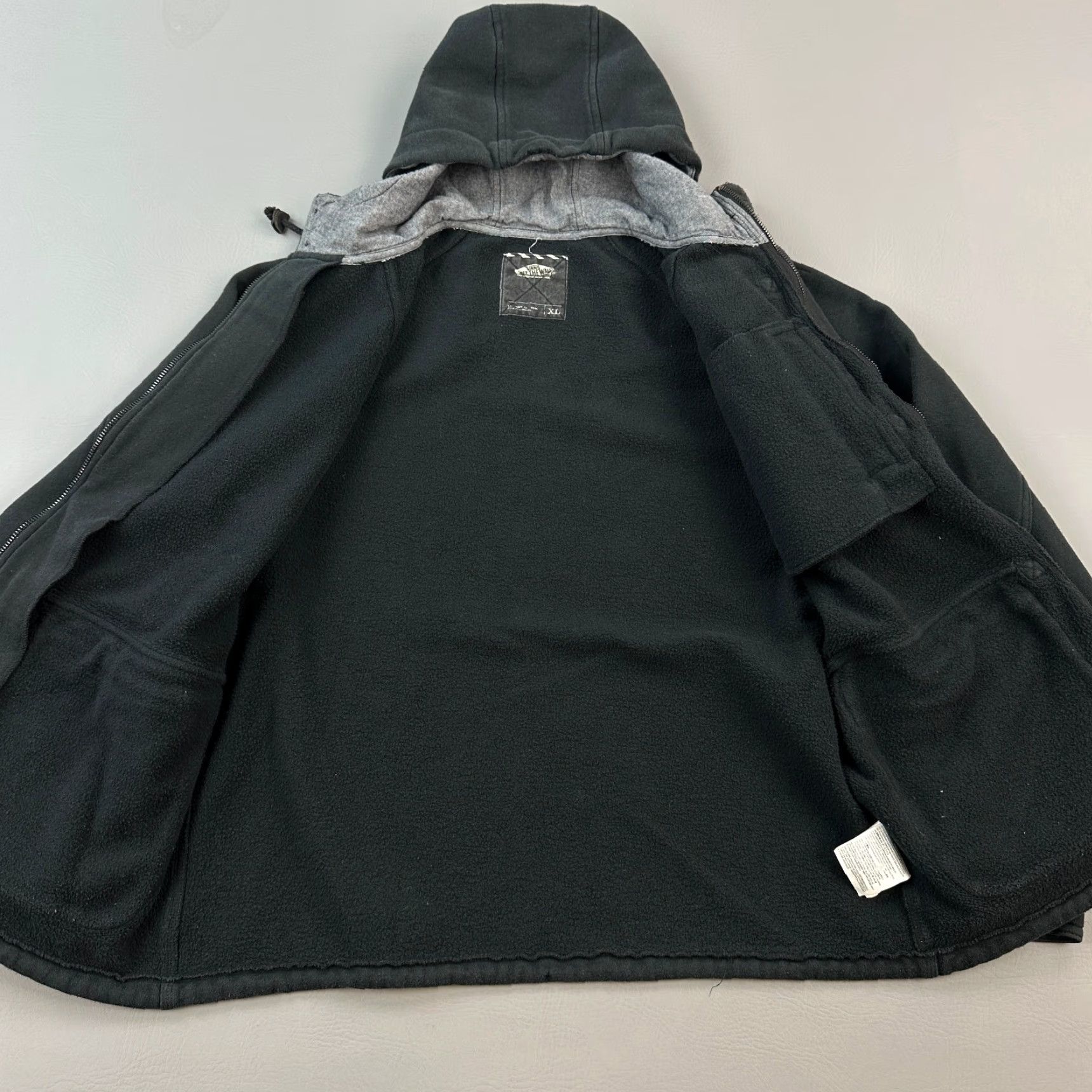 Vans VANS Jacket Mens XL Black Classic Duffle Full Zip Hooded Streetwear Skate Size US XL / EU 56 / 4 - 7 Thumbnail