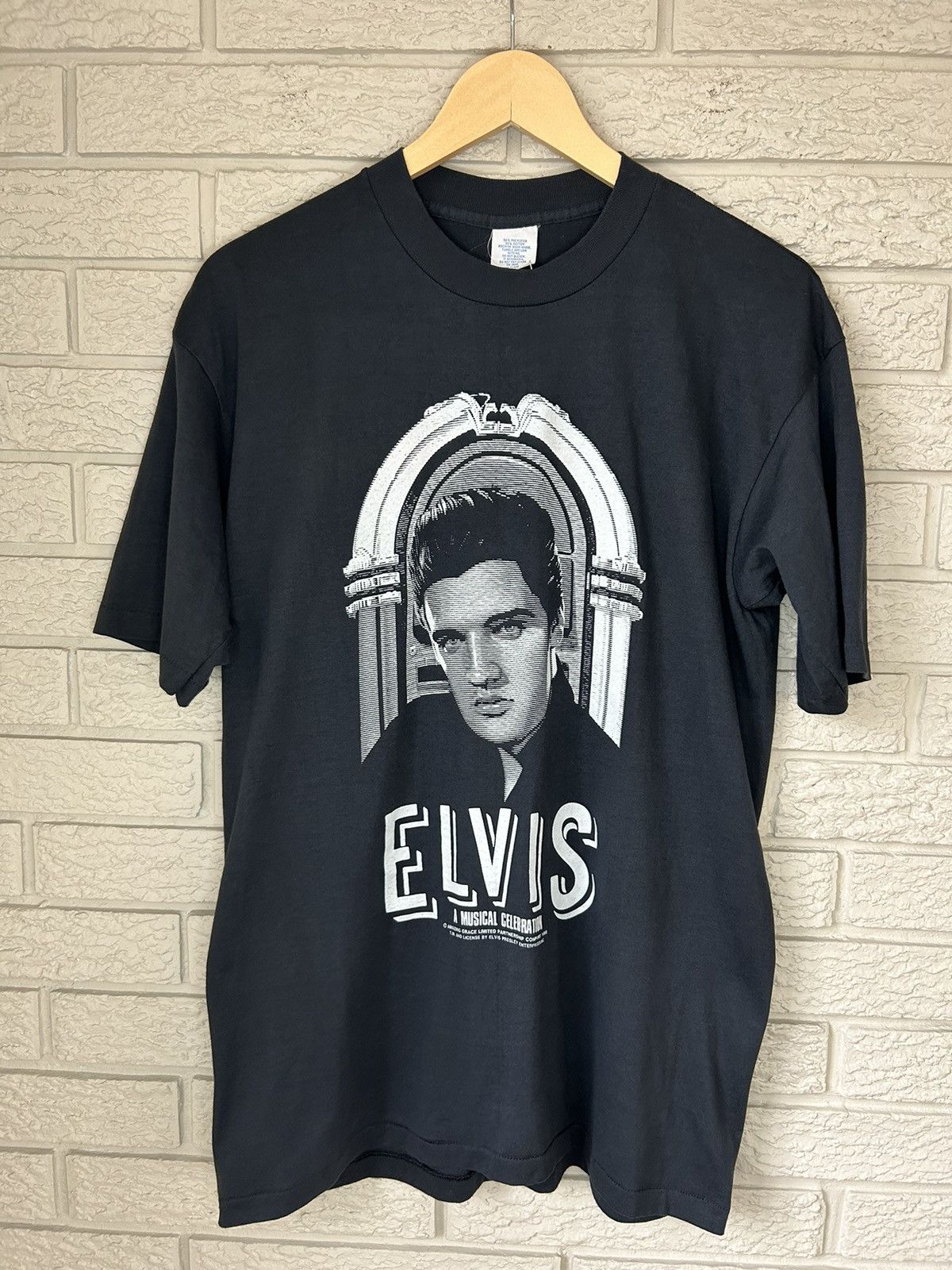 Band Tees × Vintage Vintage 80s Elvis A Musical Celebration T Shirt Size US L / EU 52-54 / 3 - 1 Thumbnail