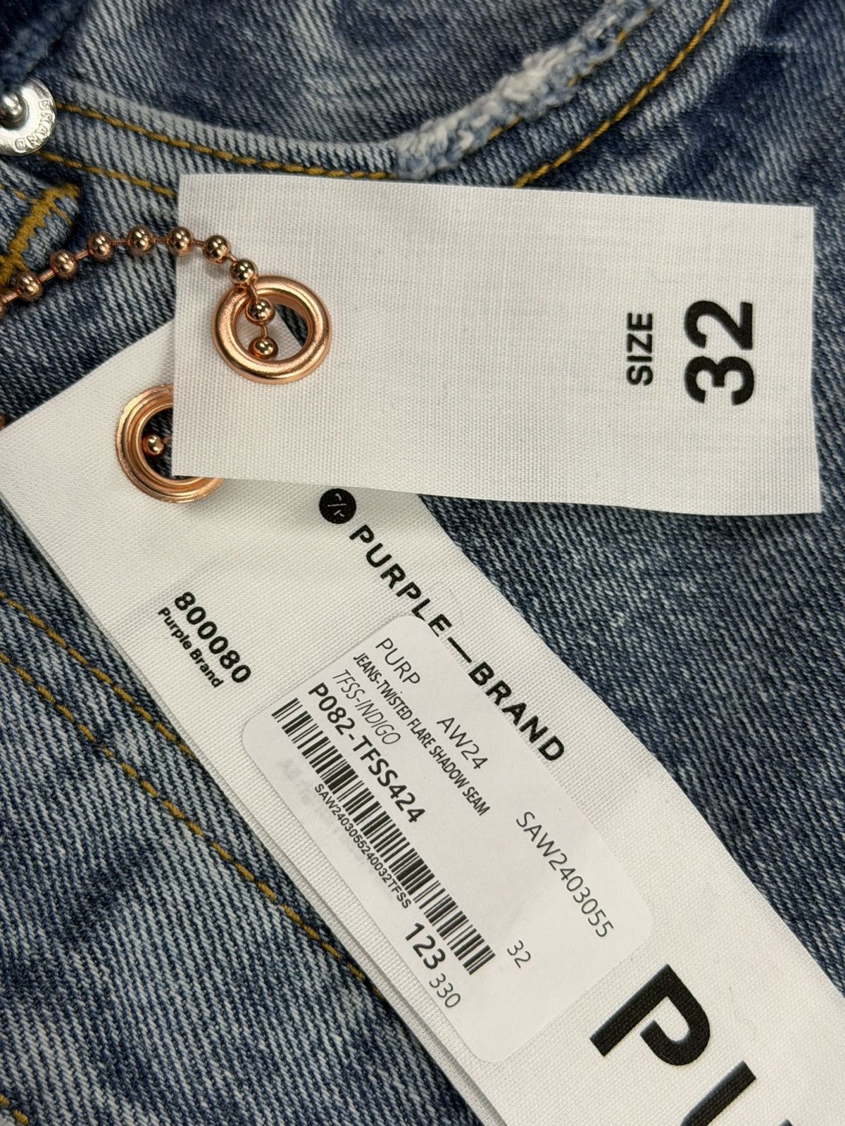 Purple Brand Purple Brand Twisted Flare Shadow Seam Jean Size US 32 / EU 48 - 2 Thumbnail