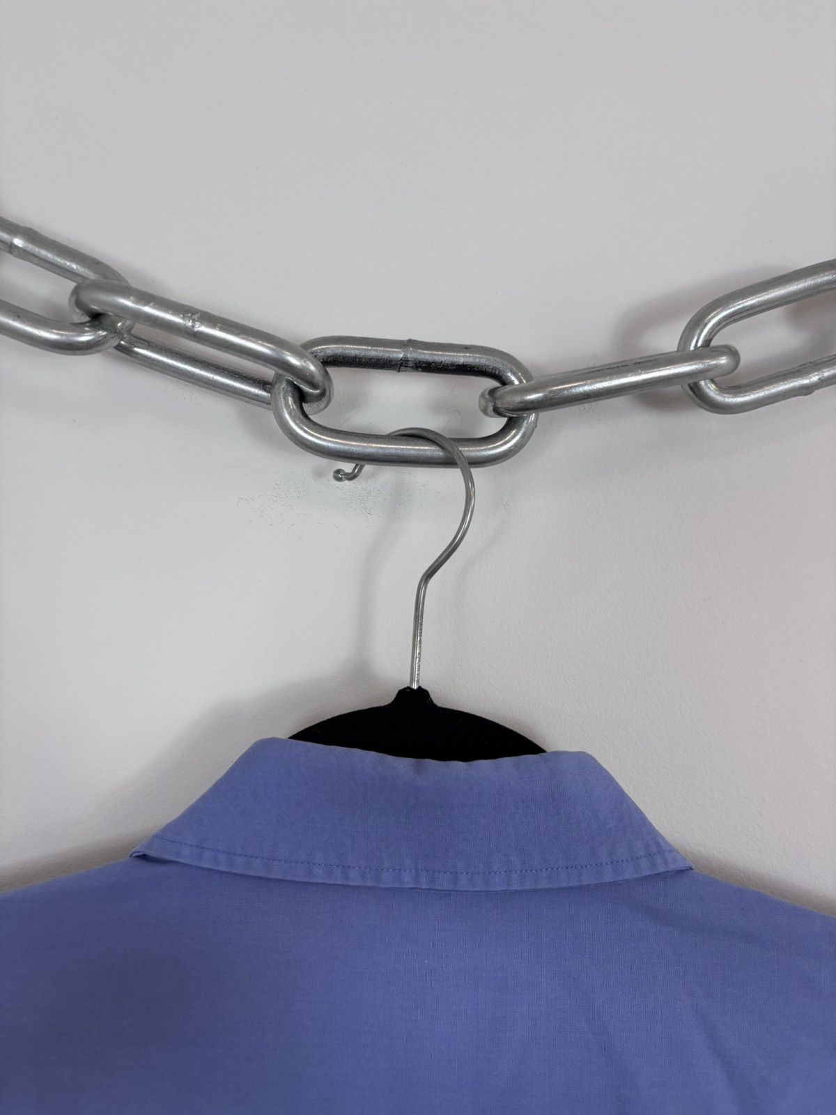Yves Saint Laurent Vintage Yves Saint Laurent Men’s Blue Short Sleeve Shirt Size US L / EU 52-54 / 3 - 20 Thumbnail