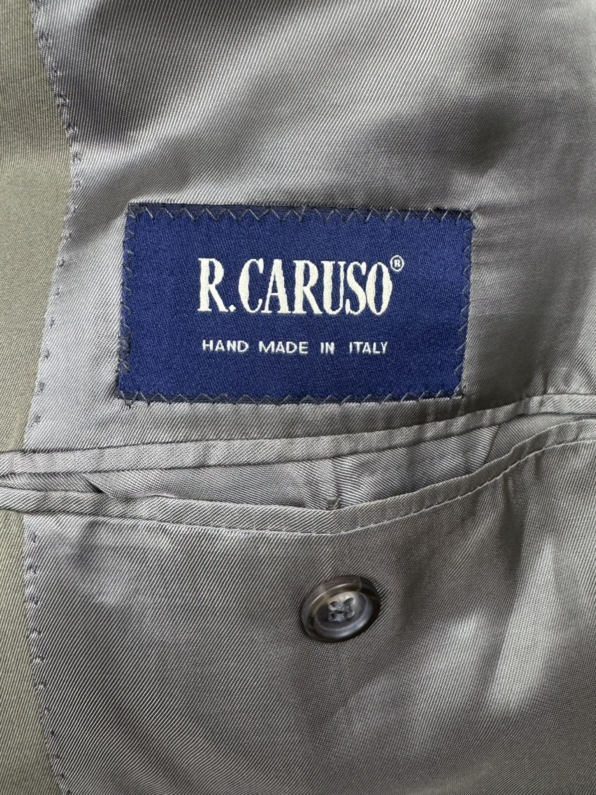 Caruso R. Caruso handmade in Italy cotton unlined sport coat blazer Size 44R - 8 Thumbnail
