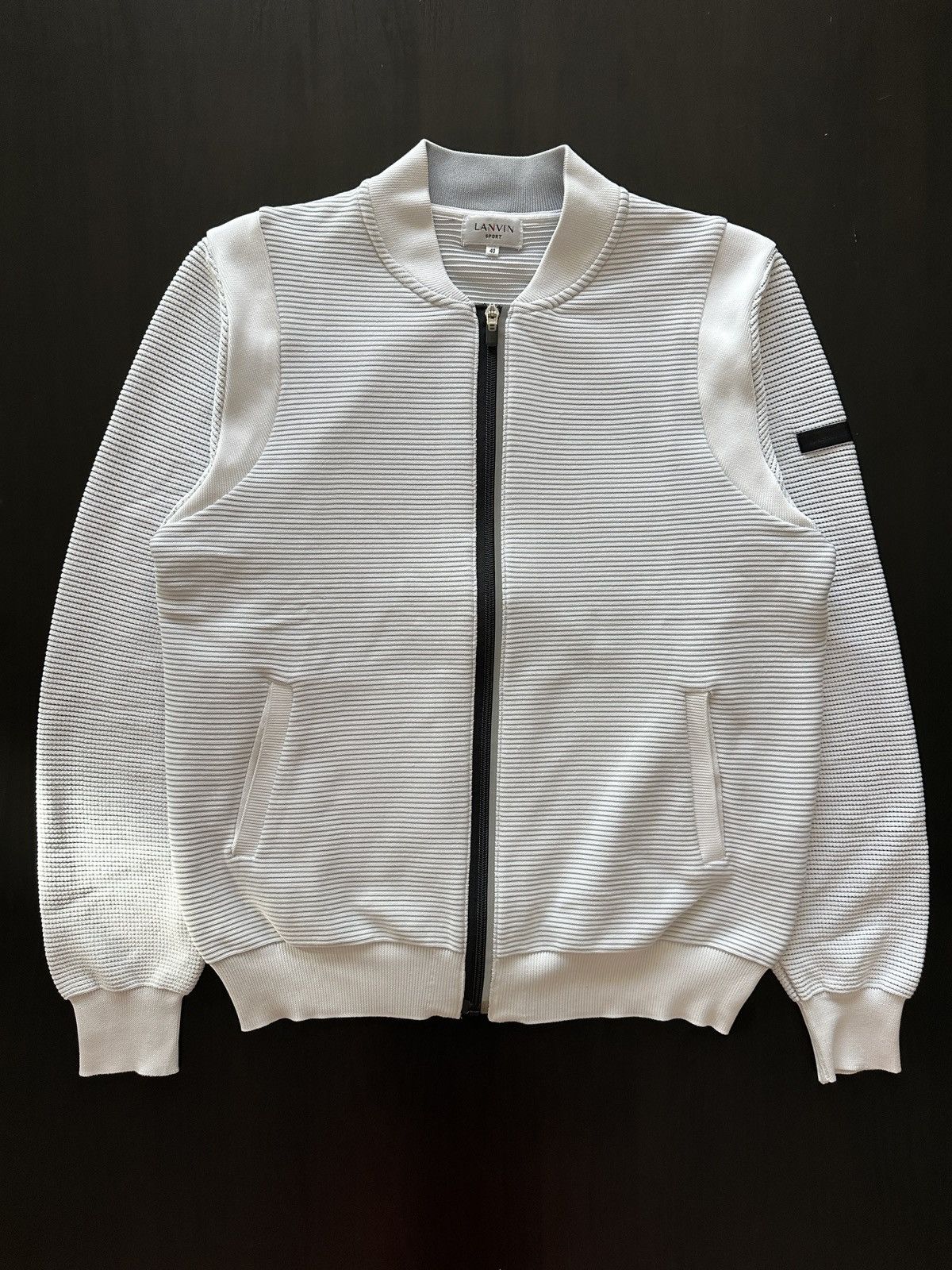 Lanvin Lanvin Sport Ribbed Zip Jacket M Size US M / EU 48-50 / 2 - 1 Thumbnail
