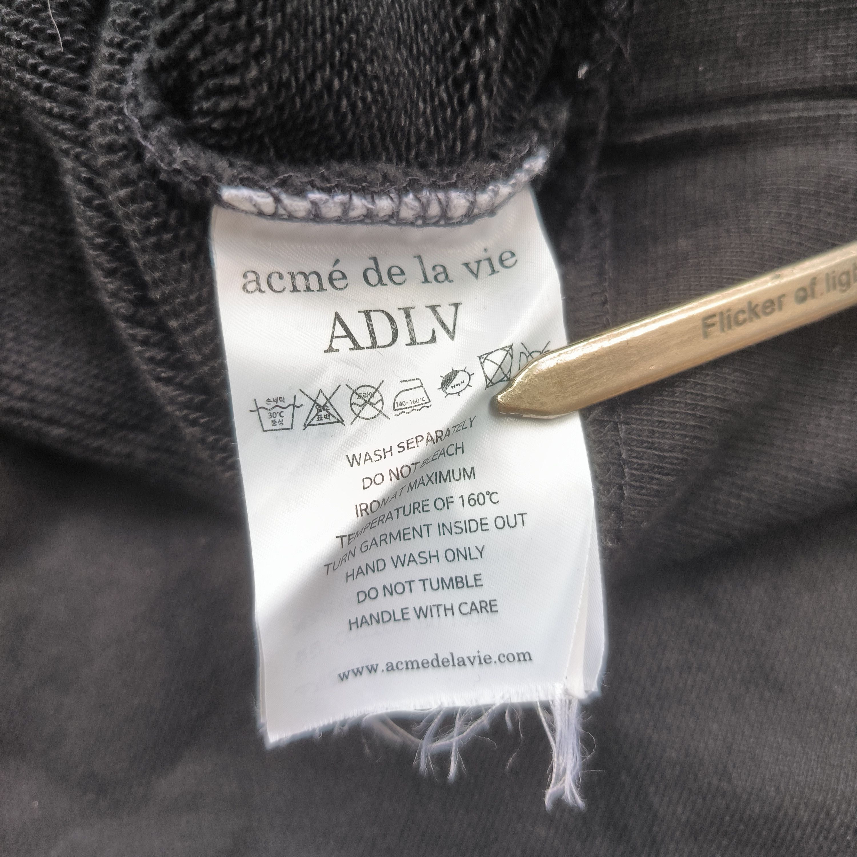 acme de la vie ACME DE LA VIE x LISA Spade Script Crop Sweatshirt Size M / US 6-8 / IT 42-44 - 6 Thumbnail