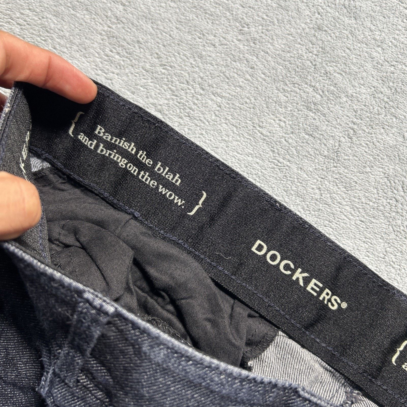 Dockers Dojo Beyond Baggy Jeans 12 34x31 Flare Bell Hamilton Wide Size 34" / US 12 / IT 48 - 3 Thumbnail