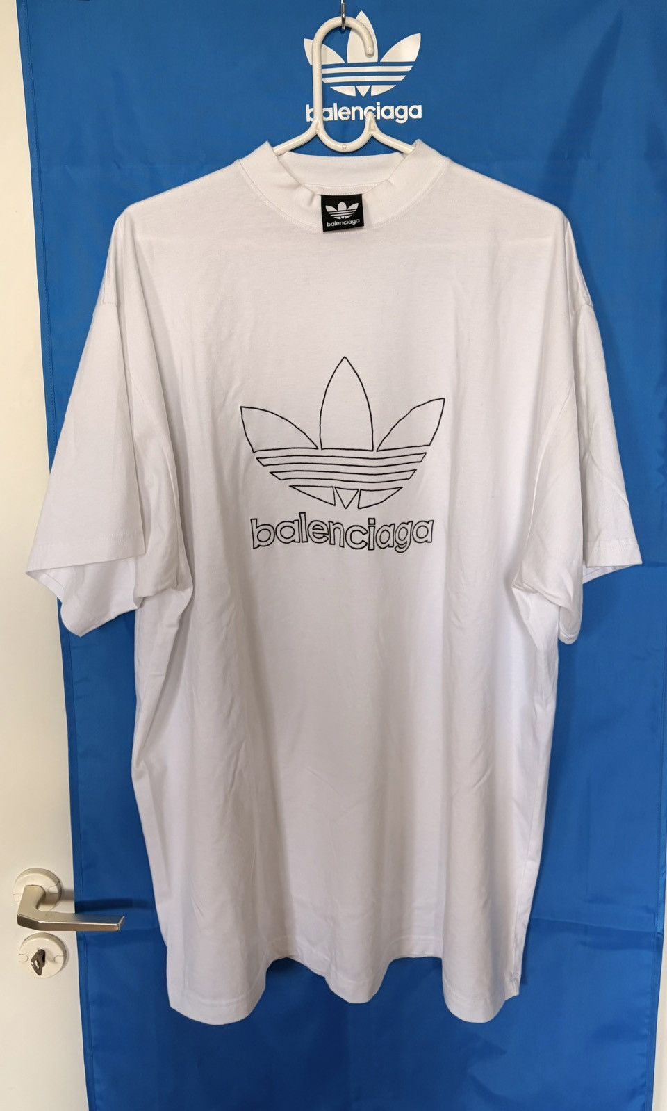 Adidas × Balenciaga Adidas x Balenciaga Oversize T-Shirt Sz.3 Size L / US 10 / IT 46 - 2 Thumbnail