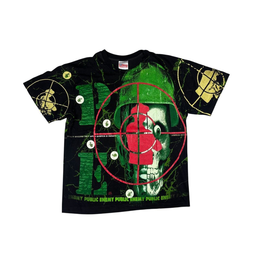 Public Enemy Original vintage Public Enemy - Justice evolves Ovp 1992 Size US L / EU 52-54 / 3 - 1 Thumbnail