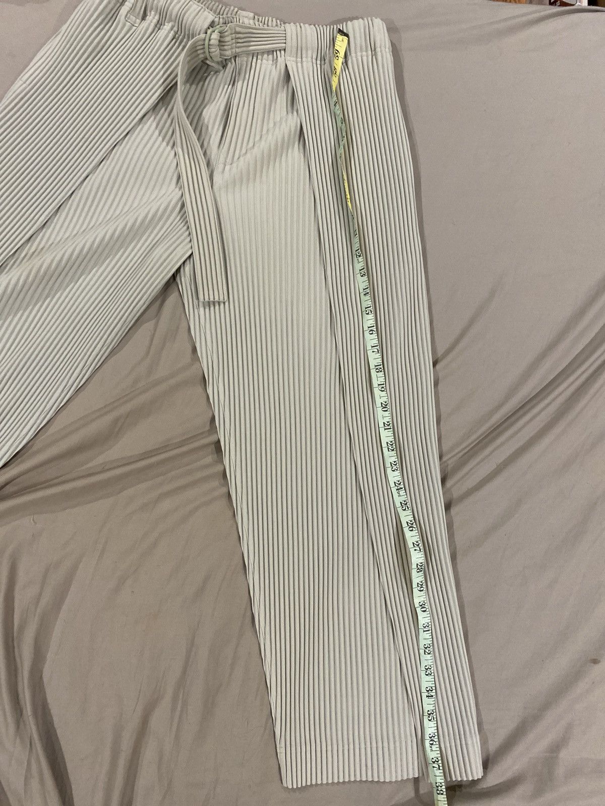 Homme Plisse Issey Miyake Homme Plisse Issey Miyake Grey Belted Pleats 1 Trousers Size US 32 / EU 48 - 4 Thumbnail
