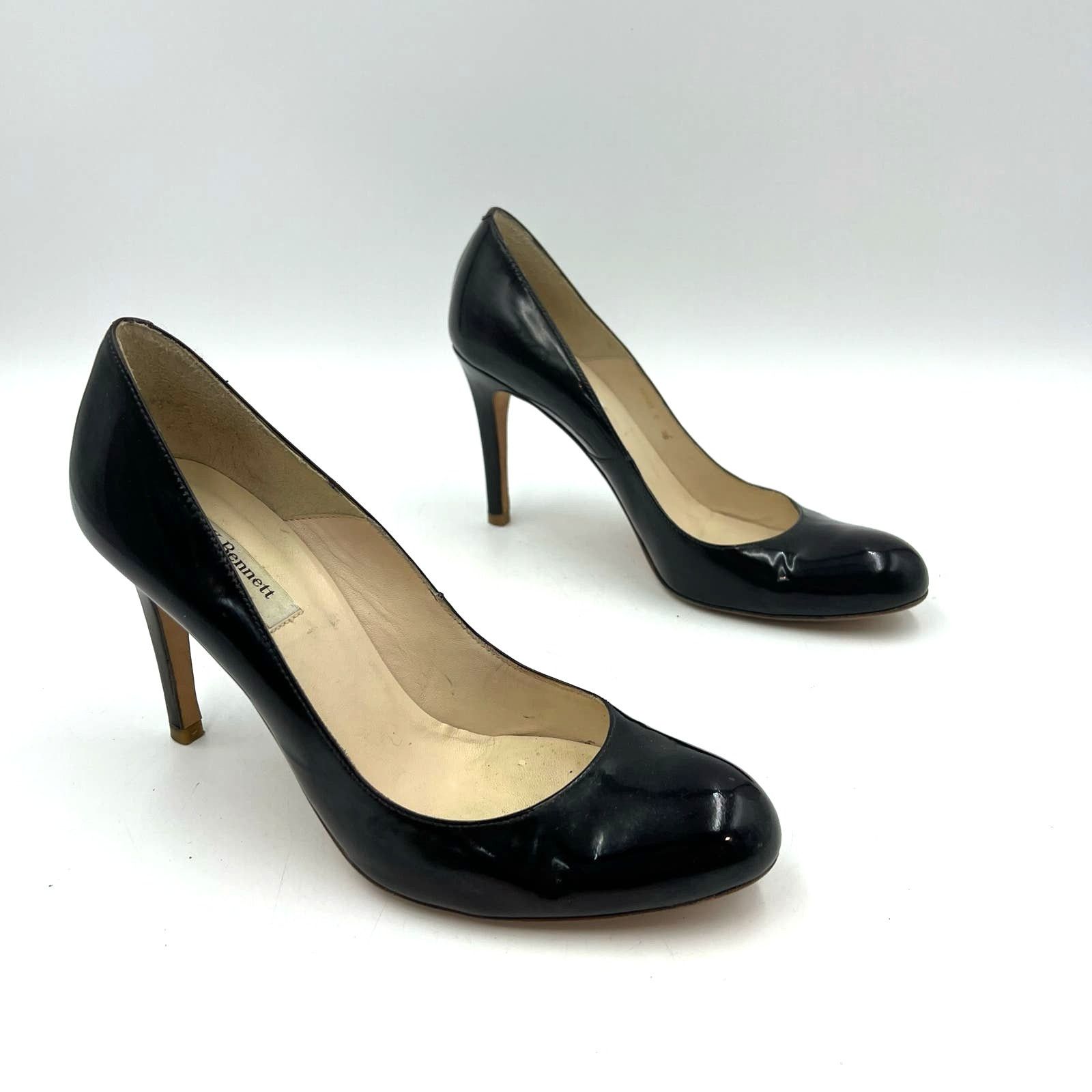 LK Bennett LK Bennett Shilo Patent Leather Court Shoes Stiletto Heels Size US 8 / IT 38 - 5 Thumbnail