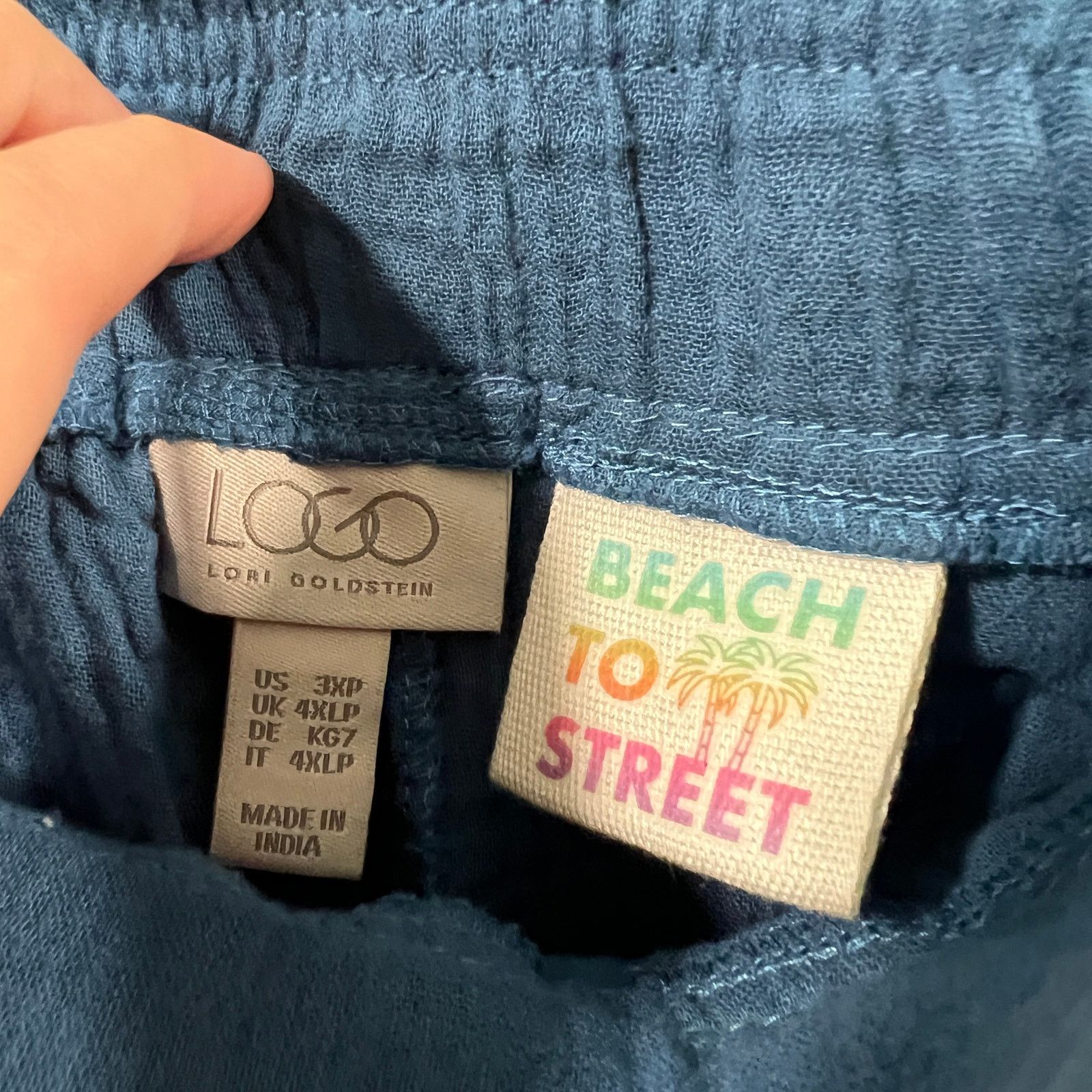 Other LOGO by Lori Goldstein Beach to Street Cotton Size 36" / US 14 / IT 50 - 3 Thumbnail