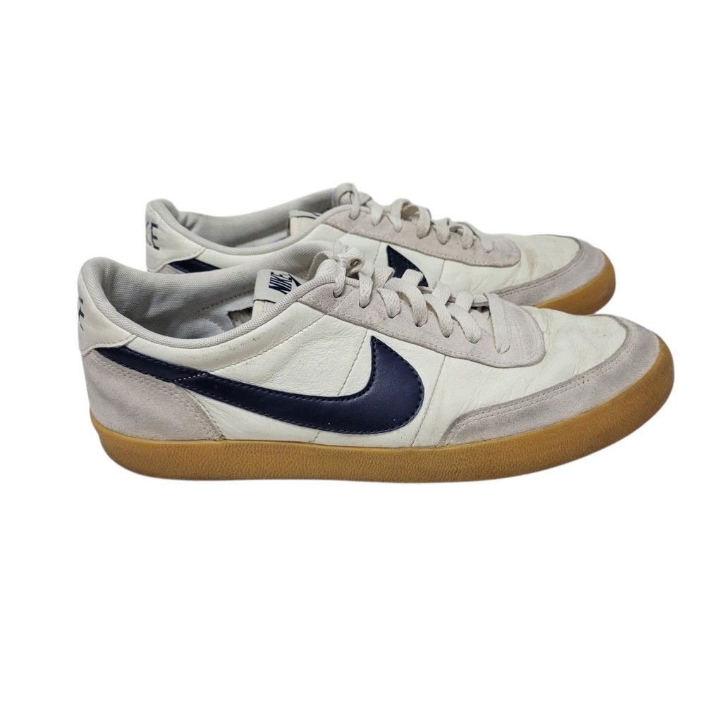 Adidas Nike Men's Athleisure Leather White Sneakers Size 9.5 Size US 8 / EU 41 - 4 Thumbnail