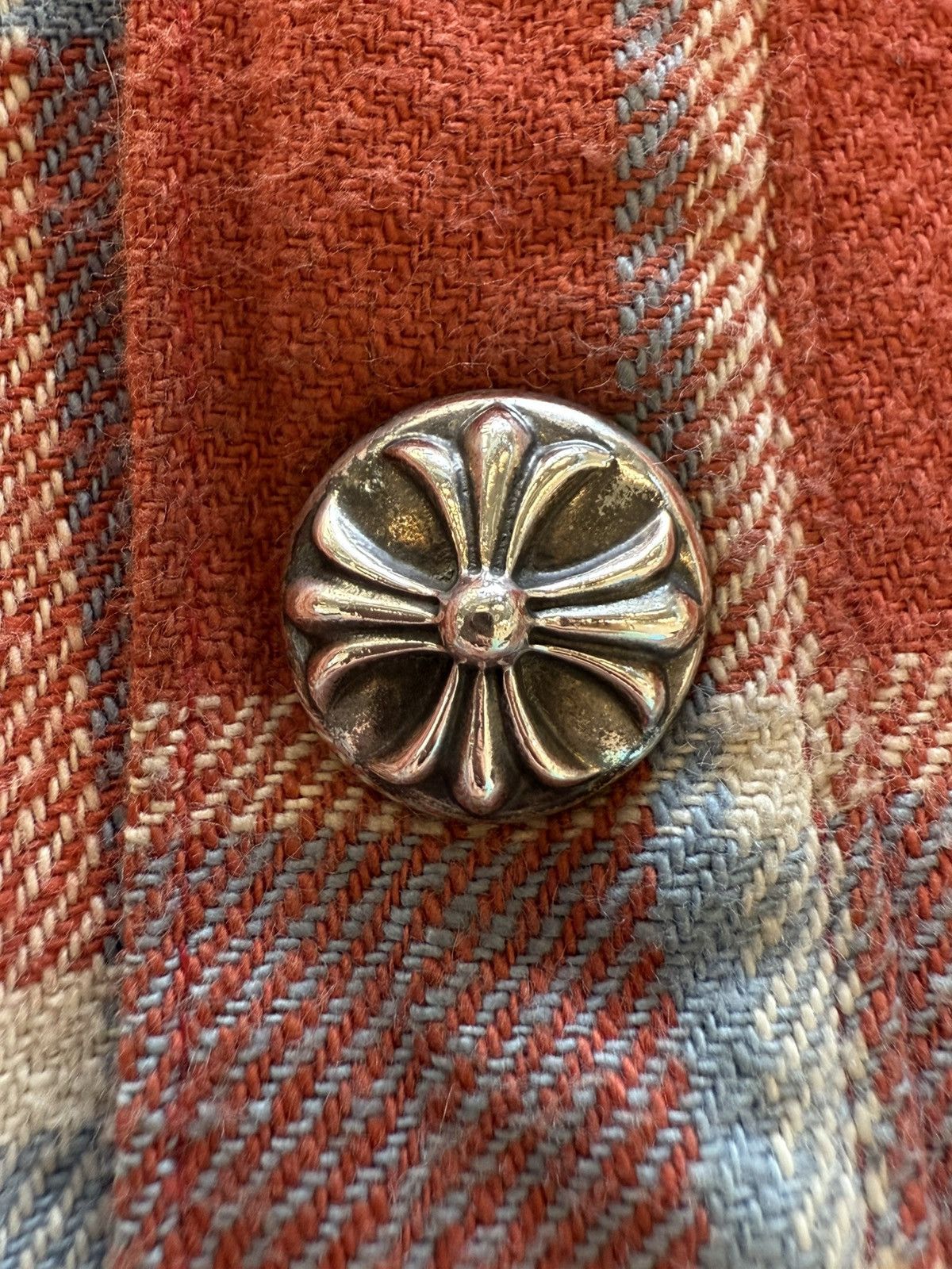 Chrome Hearts Padded flannel shirt Size US M / EU 48-50 / 2 - 9 Thumbnail