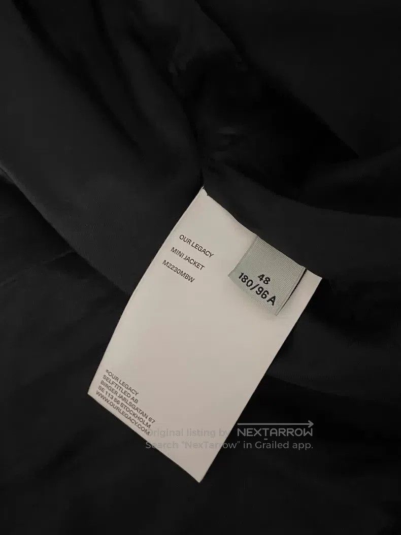Our Legacy Our Legacy Black Jacket Size US M / EU 48-50 / 2 - 3 Thumbnail