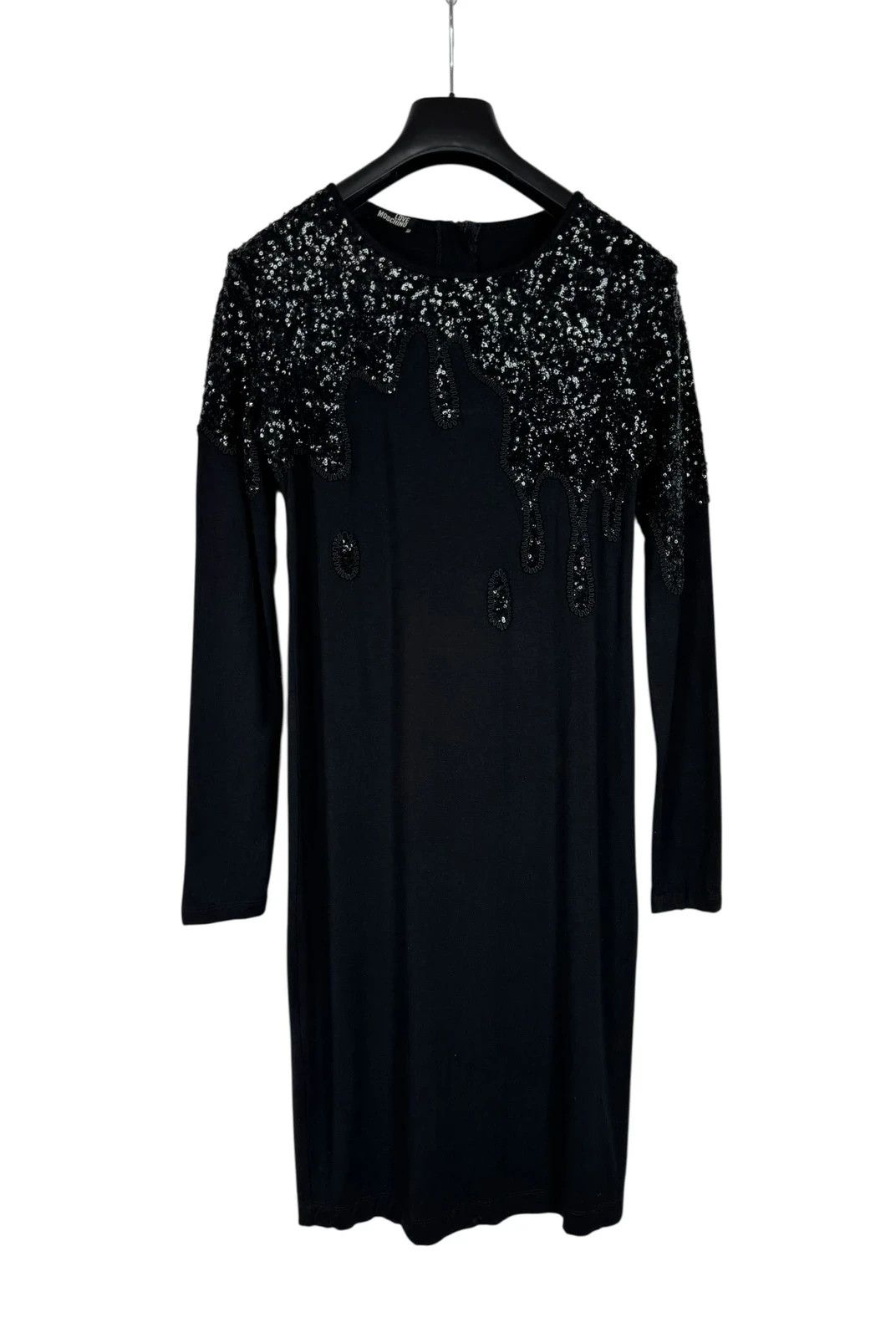 Love Moschino Love Moschino Sequined Dress Viscose size GB8 I40 Size S / US 4 / IT 40 - 14 Thumbnail