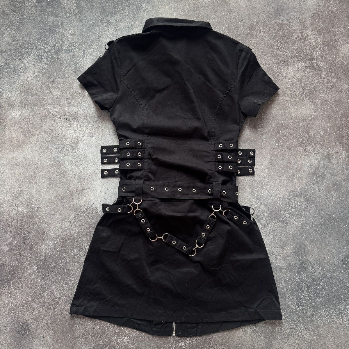 Hysteric Glamour Opium Y2K Amazing Gothic Rave Strap Details Belted Dress Size S / US 4 / IT 40 - 2 Thumbnail