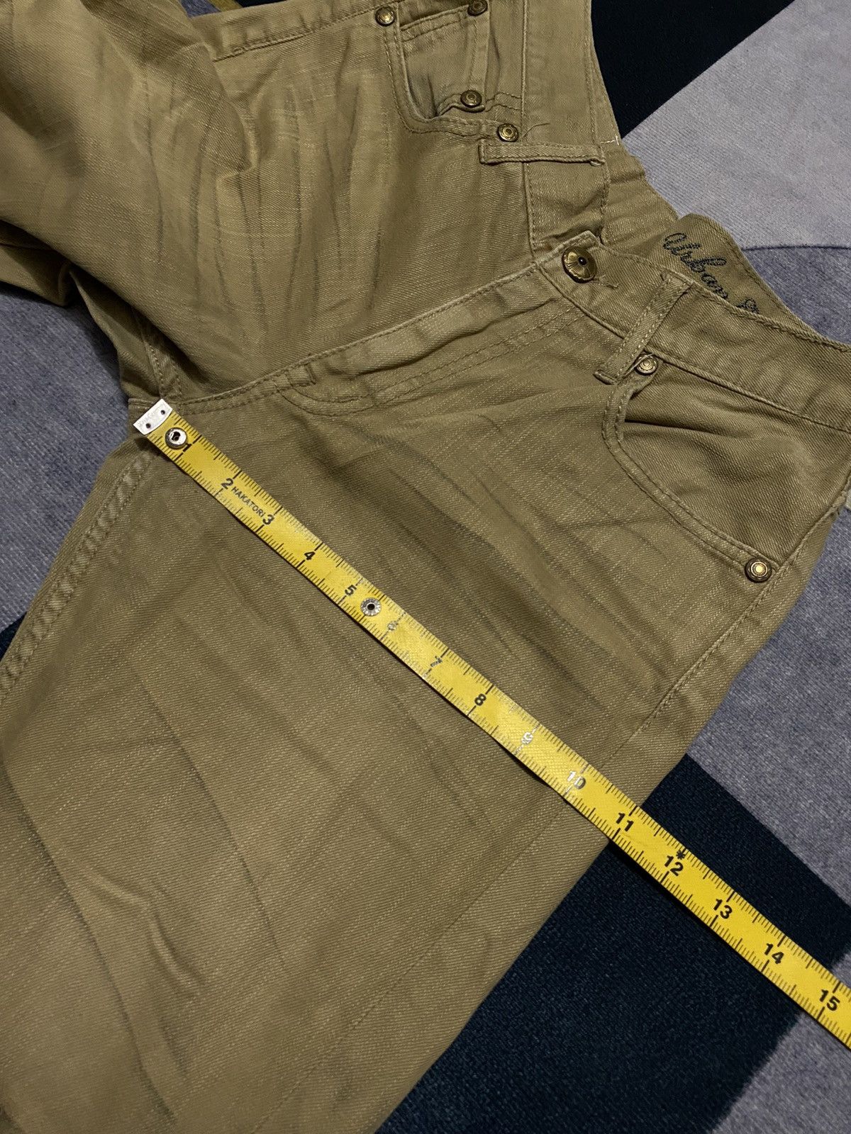 If Six Was Nine Y2k FLARE URBAN CRAFT IFSIXWASNINE DENIM PANTS Size US 30 / EU 46 - 10 Thumbnail