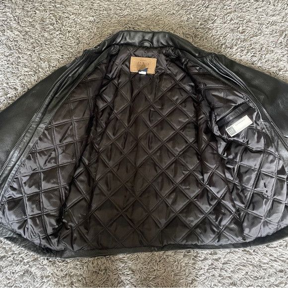 Gap Gap black insulated crop leather jacket Size S / US 4 / IT 40 - 4 Thumbnail
