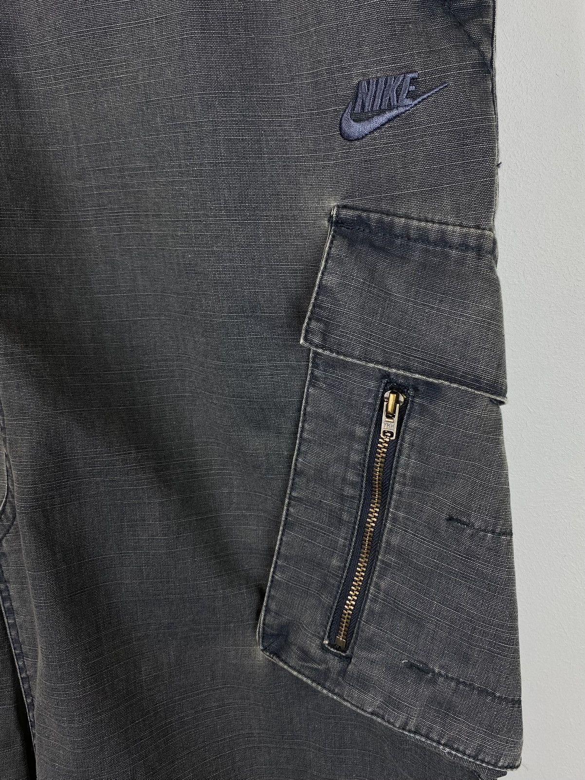 Nike Vintage Y2K Nike Washed Cargo Pants Travis Schott Style Grey Size US 34 / EU 50 - 3 Thumbnail