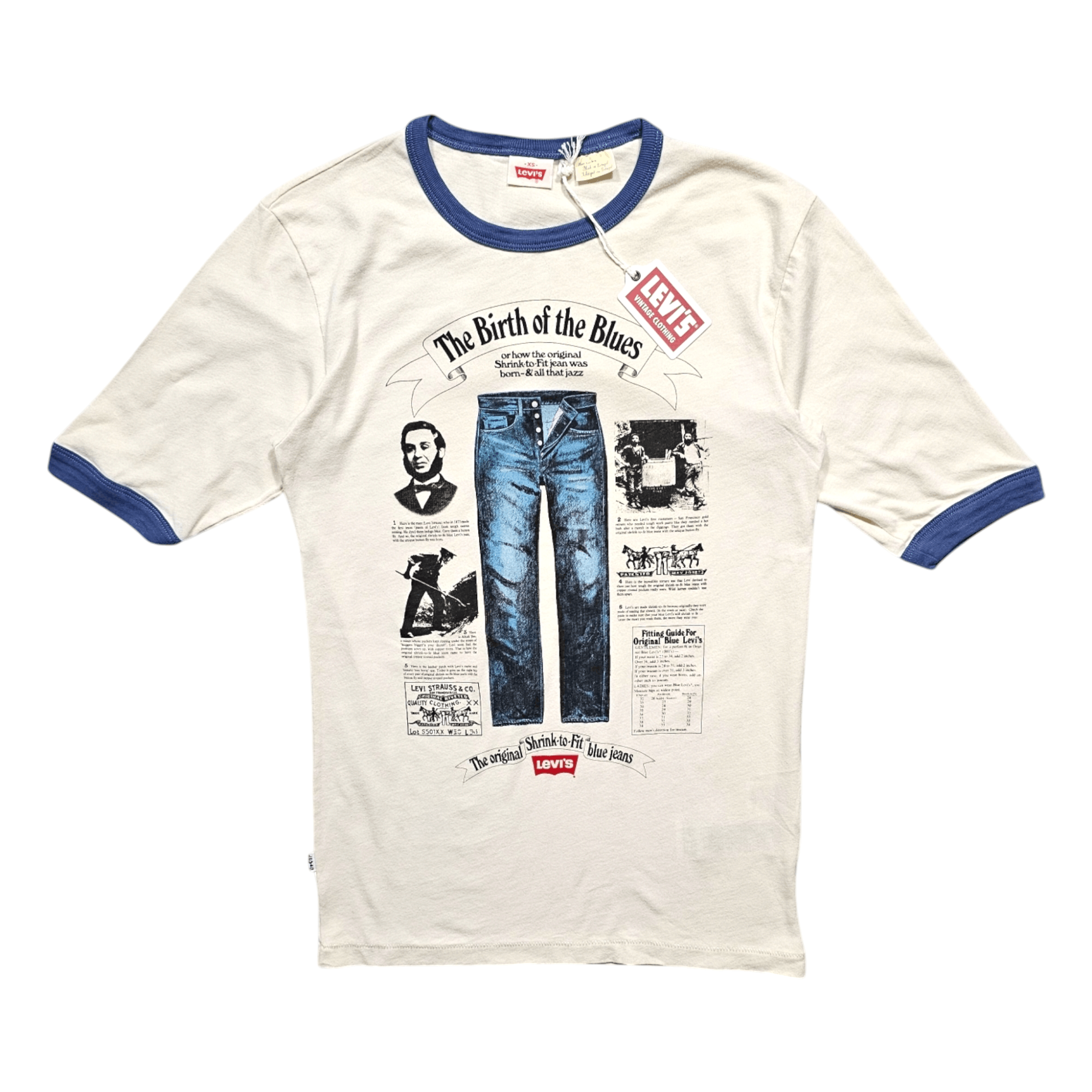 Levi's Vintage Clothing NWT LVC Levi's Vintage Clothing 1970s Ringer Tee XS SS23 Size US XS / EU 42 / 0 - 1 Thumbnail