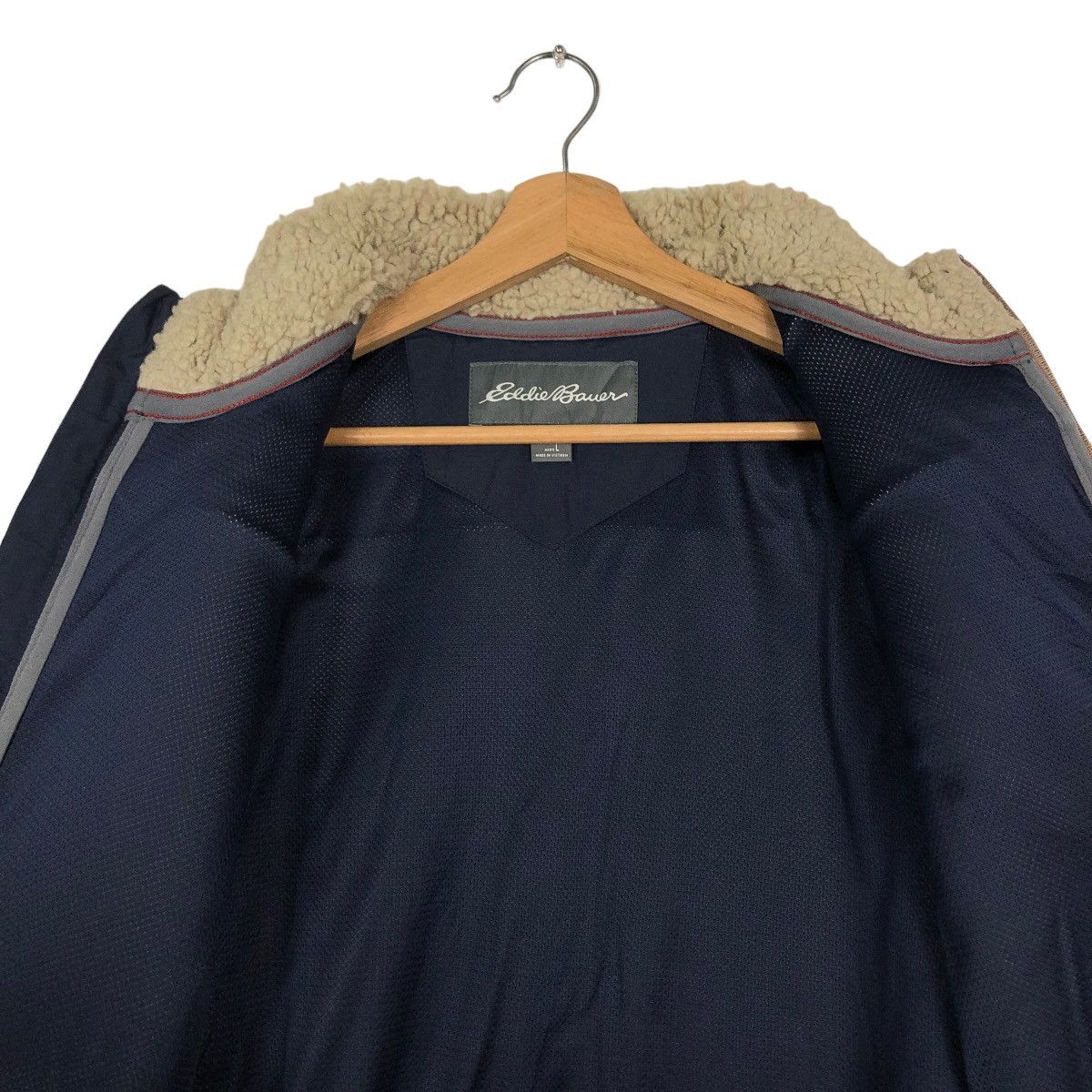 Eddie Bauer 🔥90’s Vintage Dip Pile Fleece Jacket Eddie Bauer USA Size US L / EU 52-54 / 3 - 11 Thumbnail