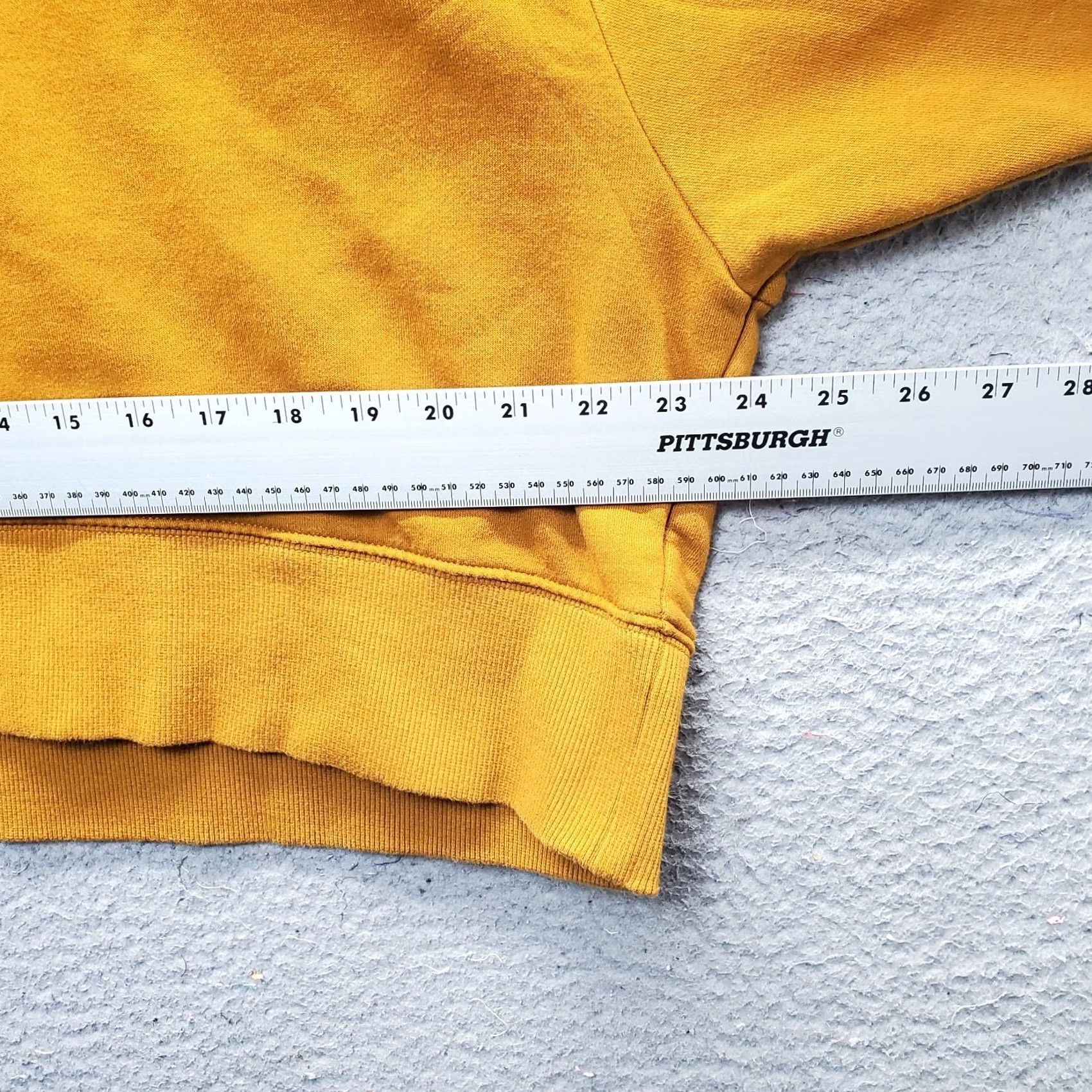 Vintage CALIA Womens Medium Tan Pullover Hoodie Long Sleeve Hooded Lined Sweatshirt Size M / US 6-8 / IT 42-44 - 4 Thumbnail