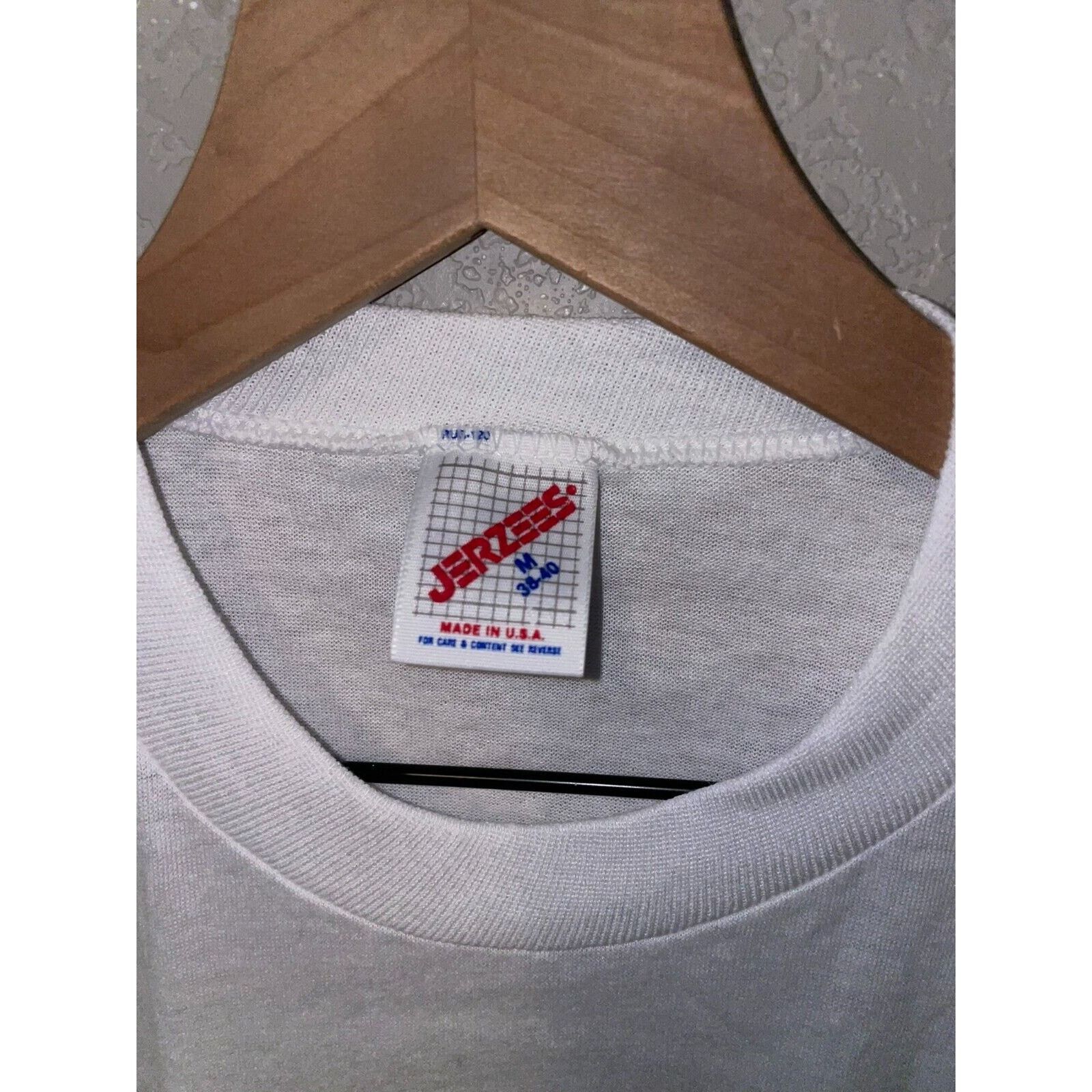 Jerzees Vintage Misprint Shirt Louisville Hot Air Balloon White Tee Size US M / EU 48-50 / 2 - 9 Thumbnail