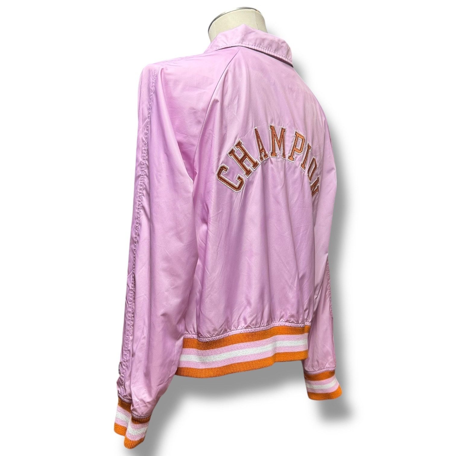 Champion Champion Cropped Track Jacket Pink Medium Size M / US 6-8 / IT 42-44 - 5 Thumbnail