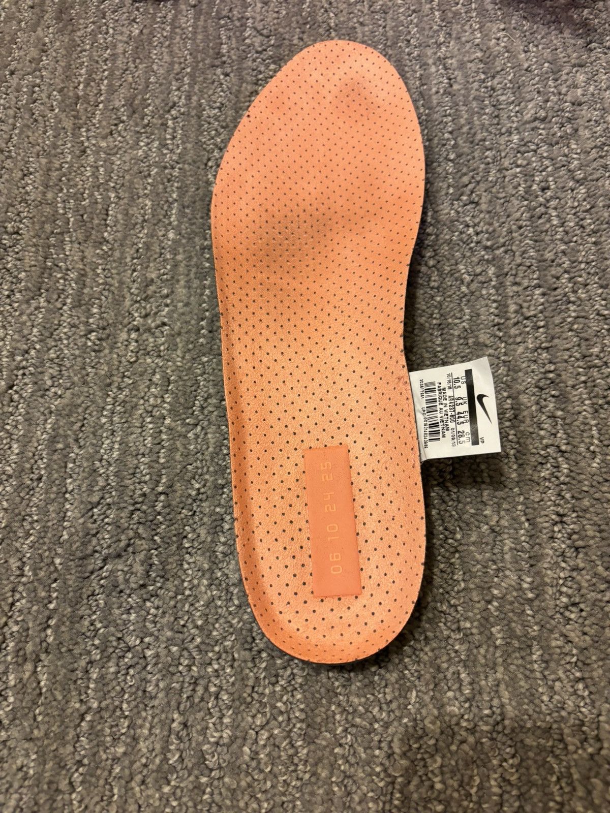 Fear of God Nike Air Fear of God 1 Orange Pulse size 10.5 no box Size US 10.5 / EU 43-44 - 6 Thumbnail