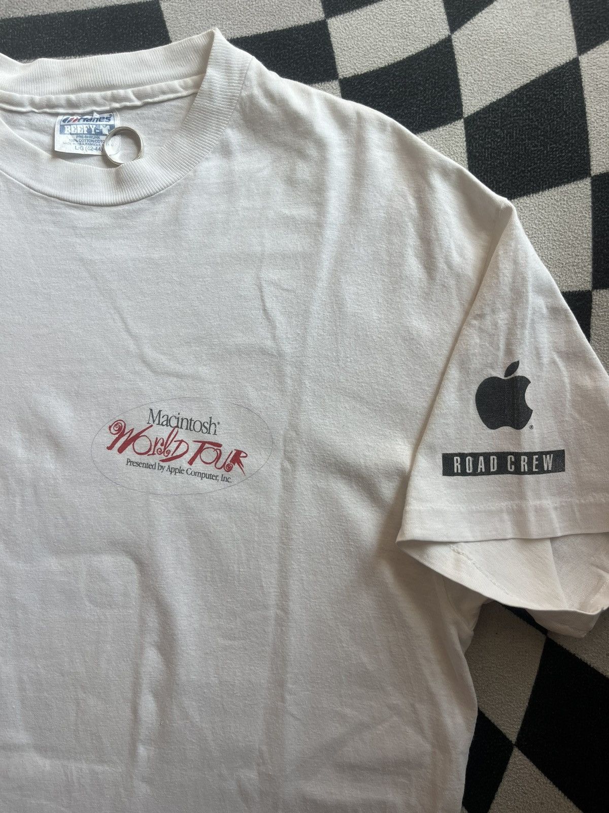 Mackintosh Vintage Macintosh World Tour Apple Computer 90’s Tshirt Size US L / EU 52-54 / 3 - 8 Thumbnail