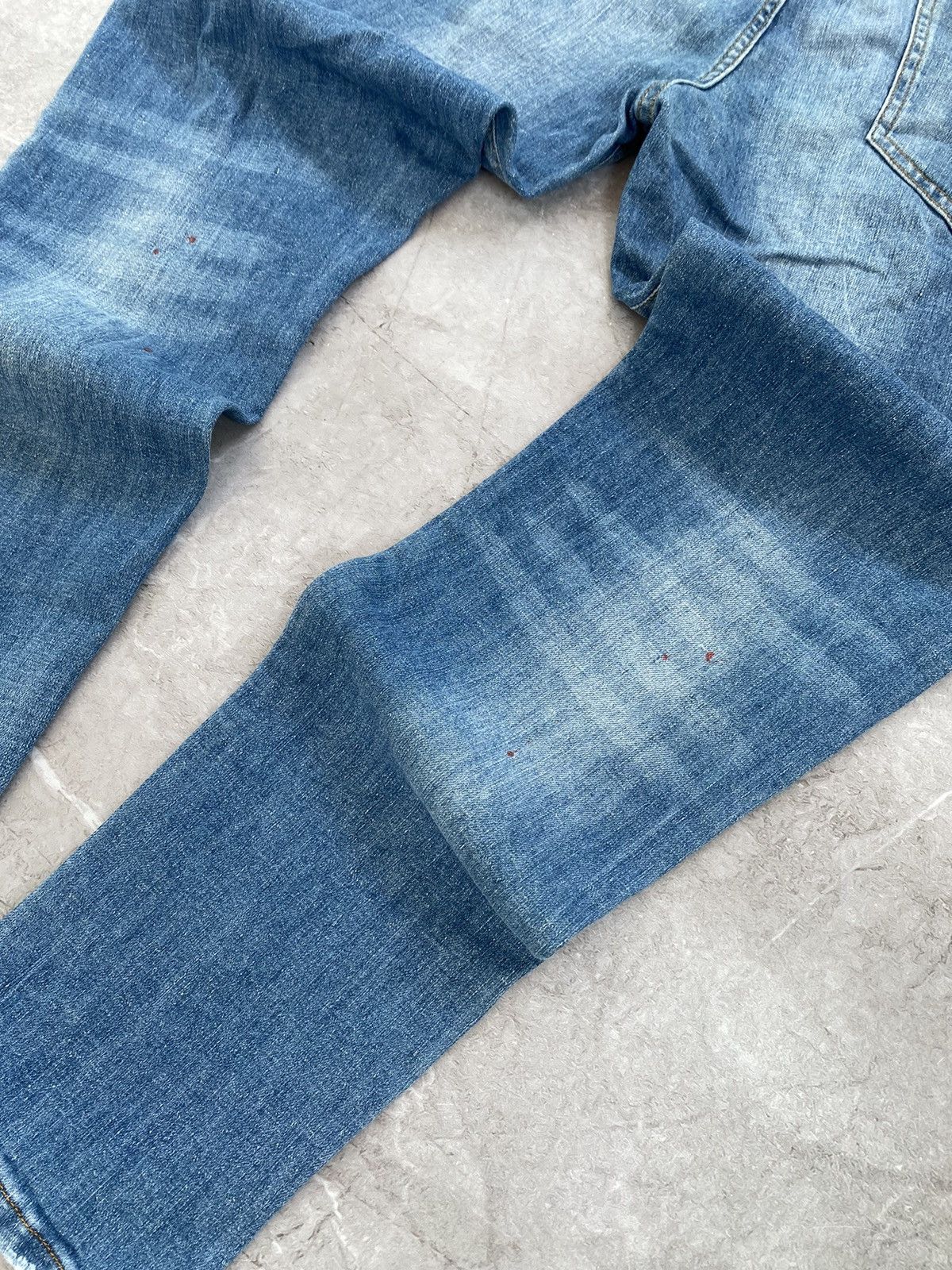 Dsquared2 Dsquared2 Jeans Distressed Slim Jean Paint Splatter Italy Size US 32 / EU 48 - 4 Thumbnail