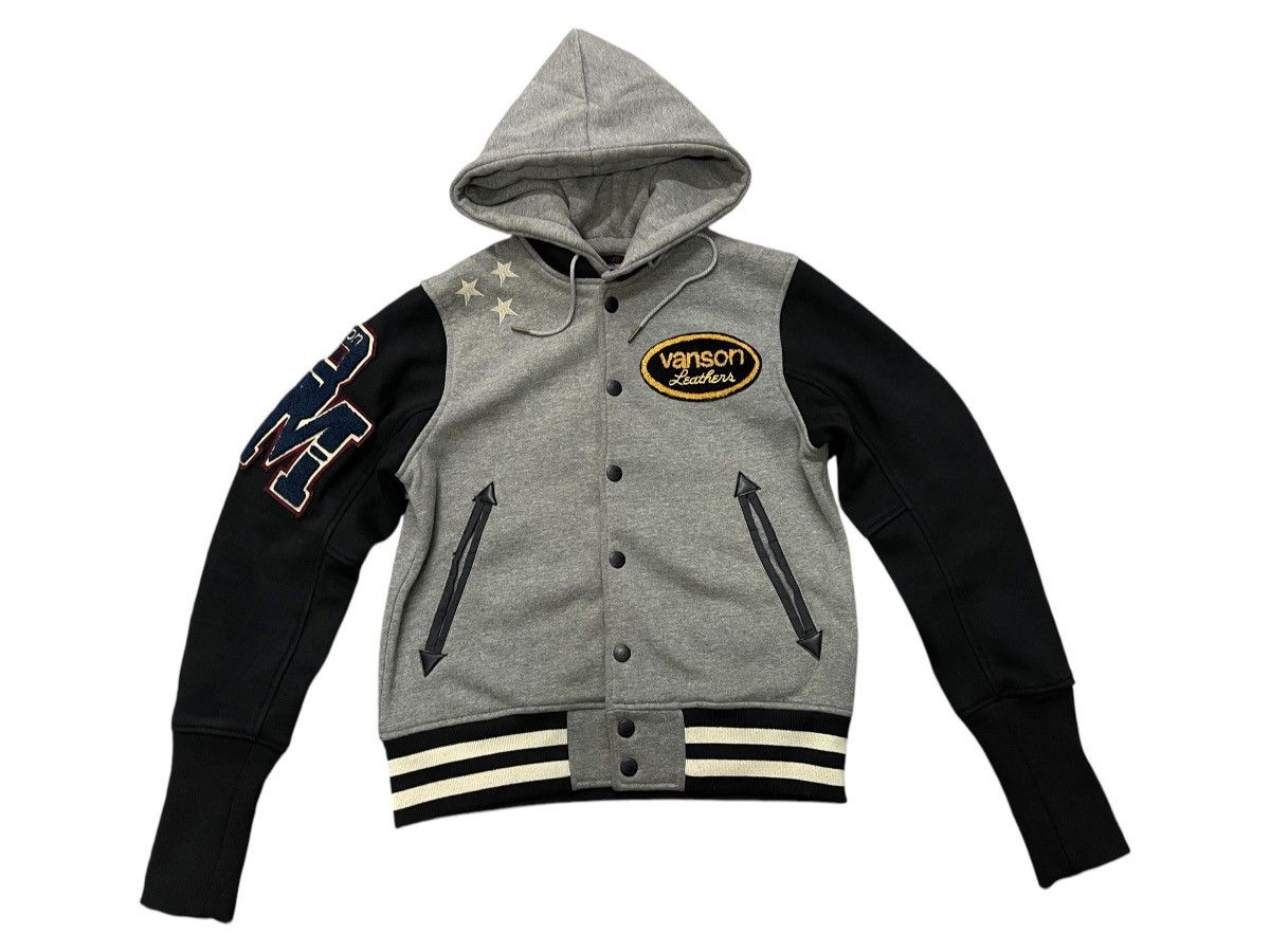 Vanson Leathers 2000s VANSON LEATHERS VARSITY HOODIE COTTON RARE Size US M / EU 48-50 / 2 - 2 Thumbnail