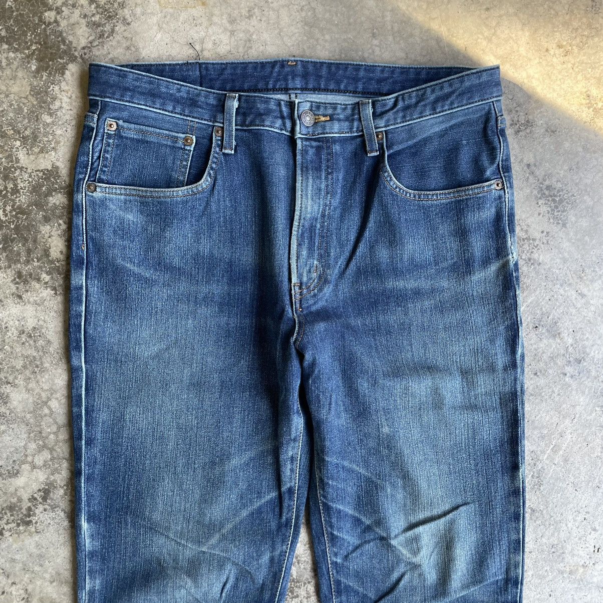Edwin 🔥Vintage Edwin 503 Stoned Washed Distress Denim Jeans Size US 34 / EU 50 - 2 Thumbnail