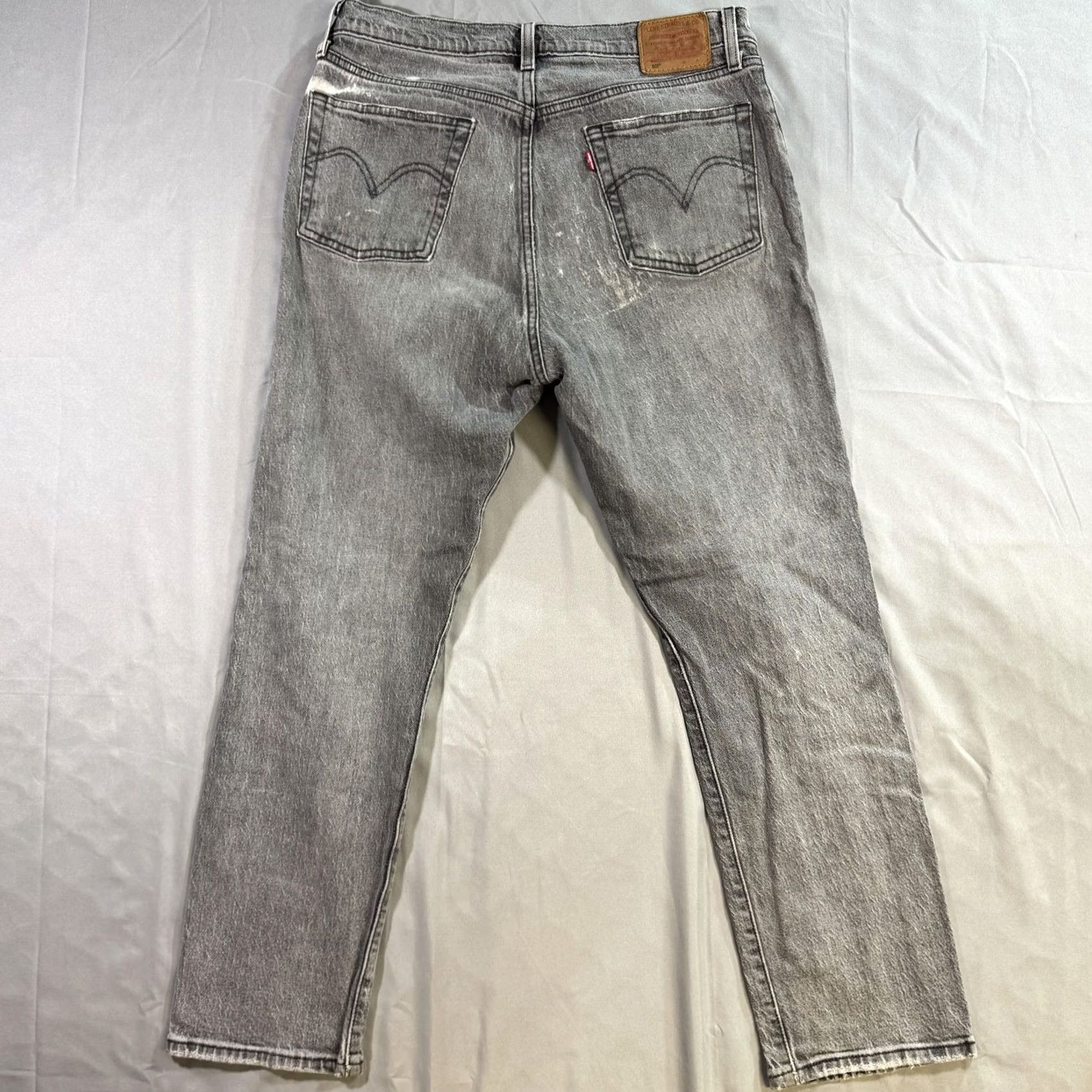 Levi's VINTAGE Levi's 501 Jeans Mens? Womens? Gray Regular Fit Straight Leg Button Fly 31 Size 24" / US 00 / IT 34 - 2 Thumbnail