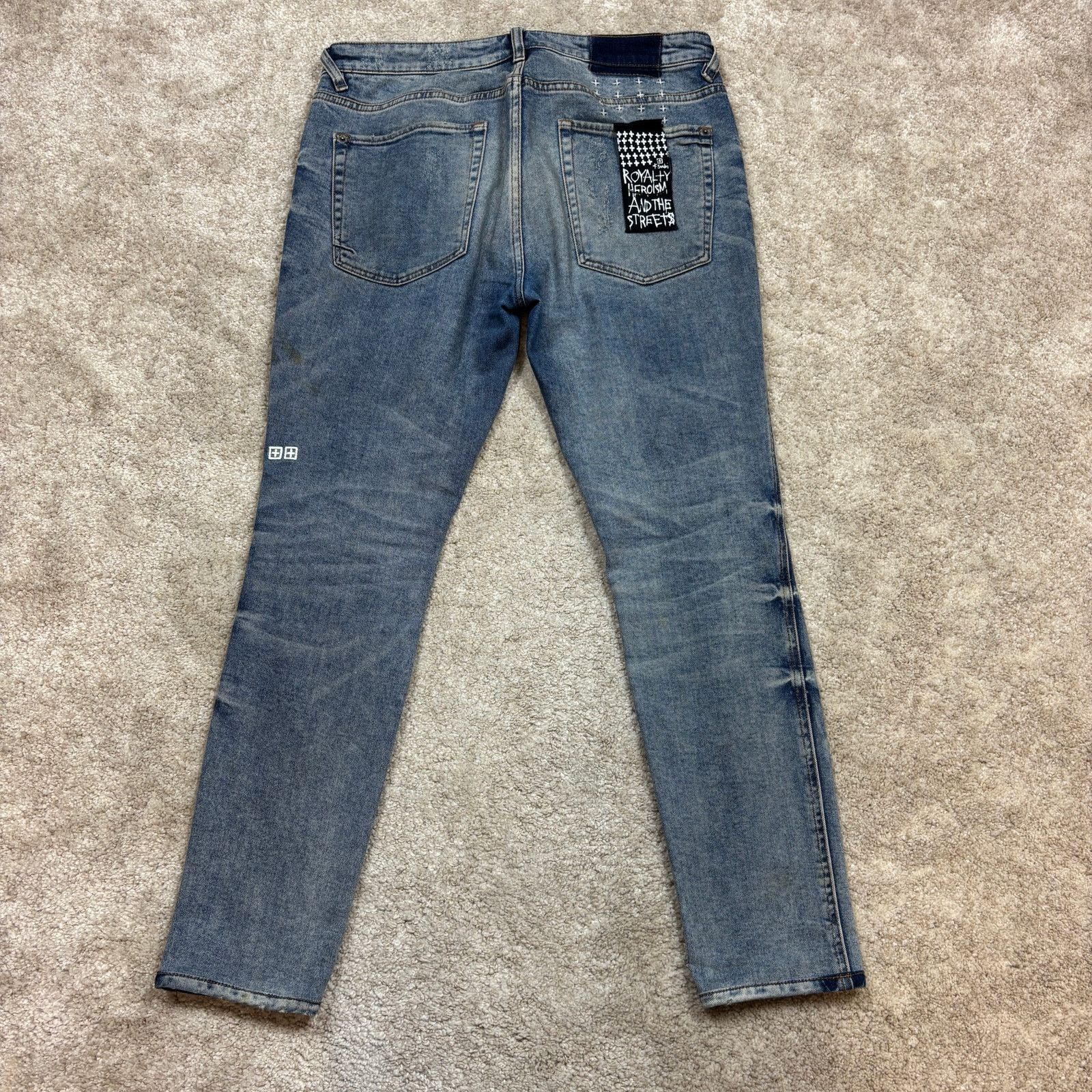 Ksubi Ksubi Van Winkle Dynamite 098 Denim Distressed Jeans 34x29 Size US 34 / EU 50 - 3 Thumbnail