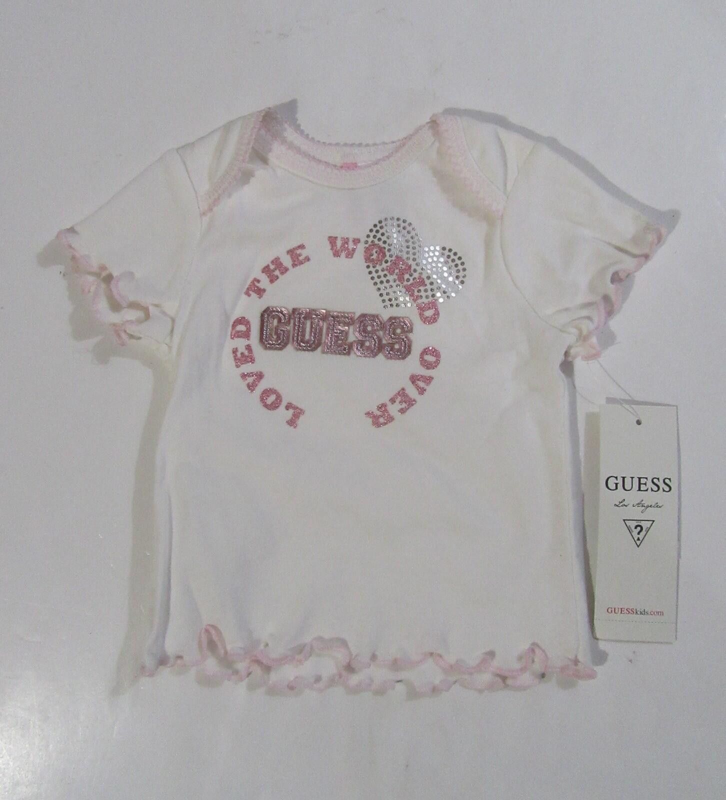 Guess Guess Baby Girls 3 Pc Outift Pink and White NWT NEW Size ONE SIZE - 3 Thumbnail
