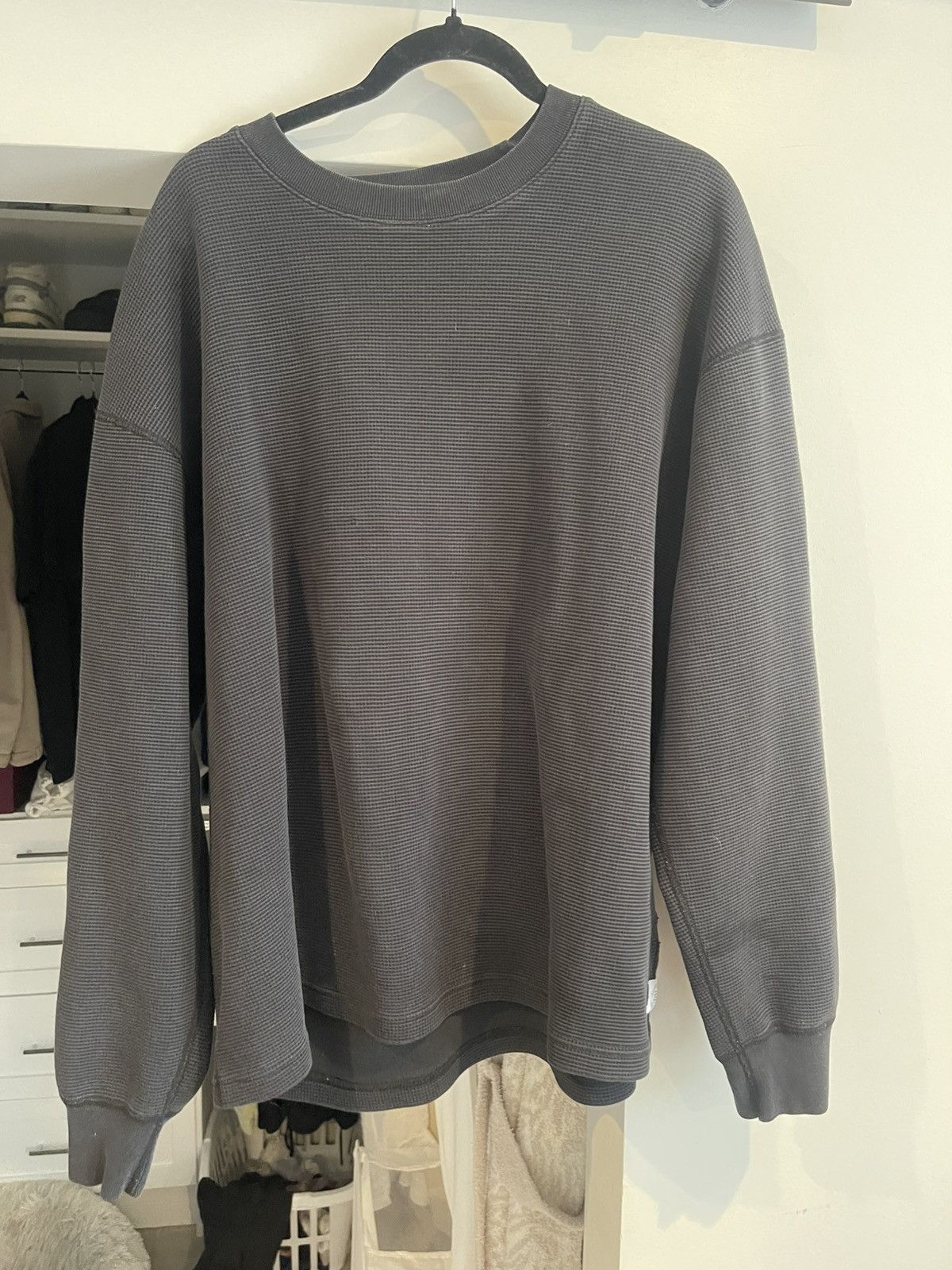 Reigning Champ Waffle Sweater Size US XL / EU 56 / 4 - 3 Thumbnail