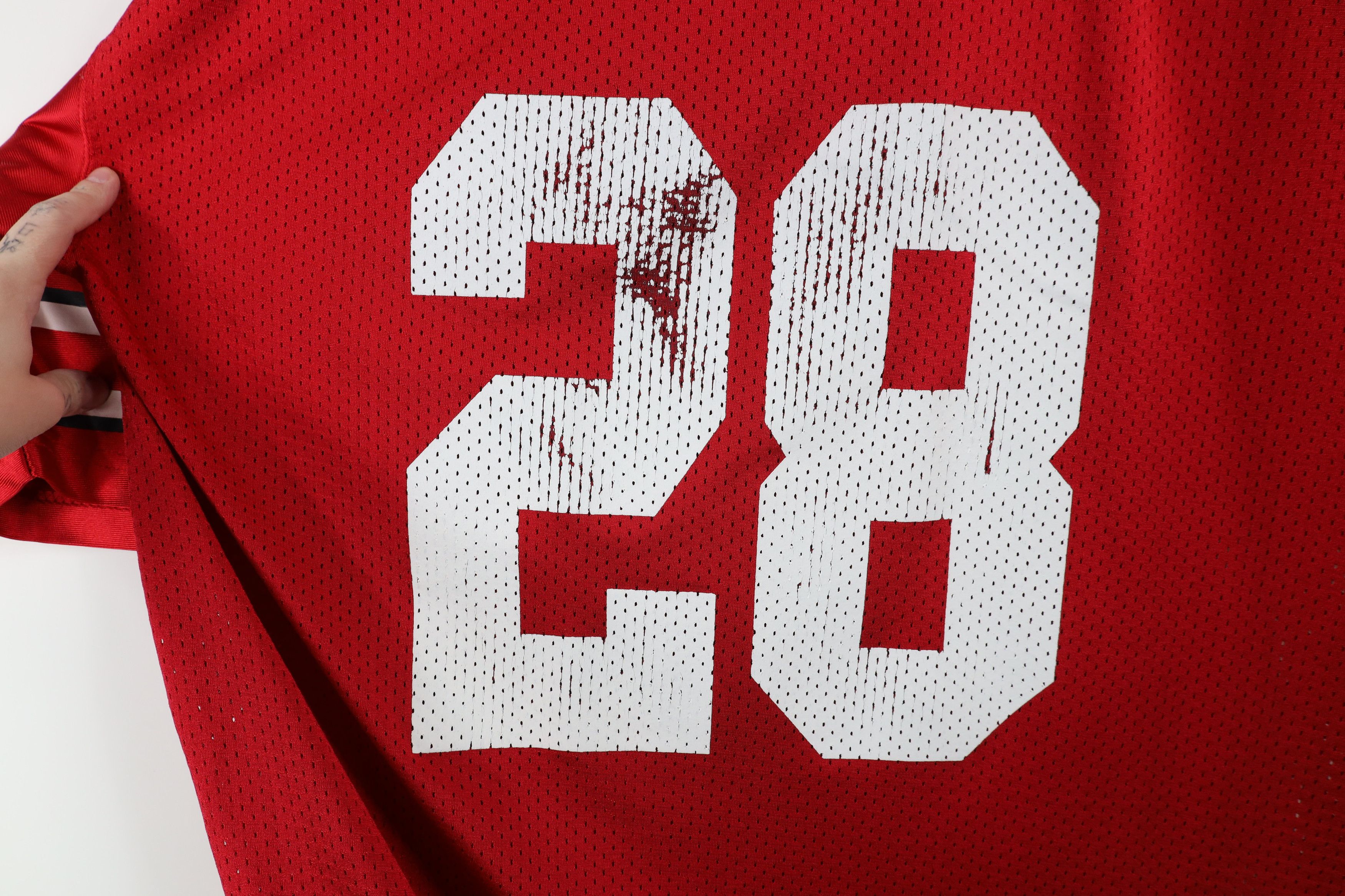 Vintage Vintage Ohio State University Football Jersey Red Mesh #28 Size US XL / EU 56 / 4 - 11 Thumbnail