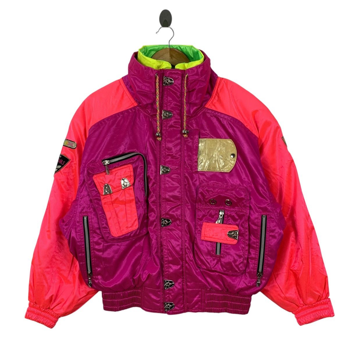 Vintage Vintage CANNON BALLERS PHENIX Team Coms Japan Bomber Jacket Size US S / EU 44-46 / 1 - 1 Thumbnail